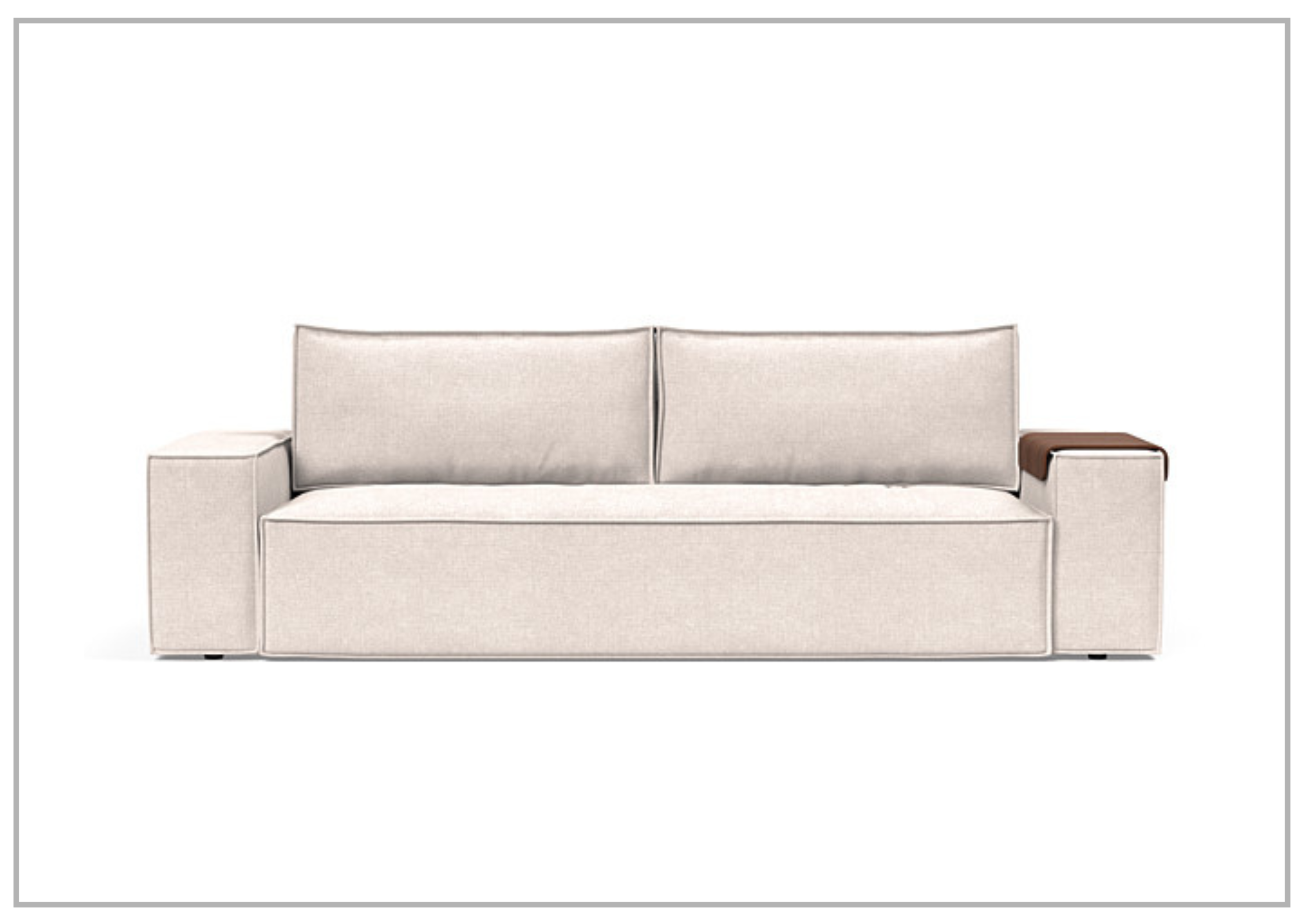 Innovation Living Newilla 2-Seater Convertible Fabric Sofa Bed - Comfortable Sleeper Sofa for Small Spaces, Guest Rooms & Apartments