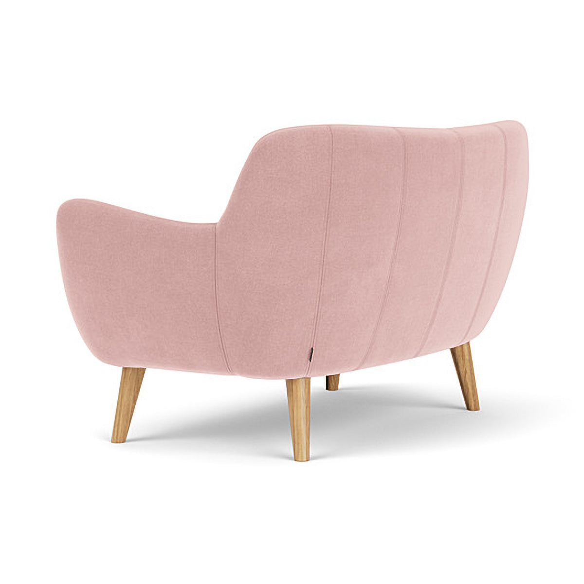 Herman Fabric 2 Seater Sofa - Modern Living Room Couch for Small Spaces, Apartment & Home Decor - Comfortable Loveseat with Soft Upholstery for Relaxing, Entertaining & Cozy Lounging
