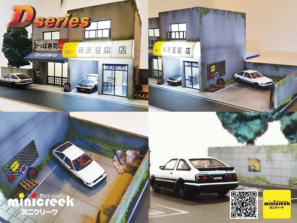 Minicreek Studio D Series Scene 3 Tofu House - Miniature Dollhouse Kit for Collectors & Hobbyists - Perfect for Diorama, Model Making & Home Decoration