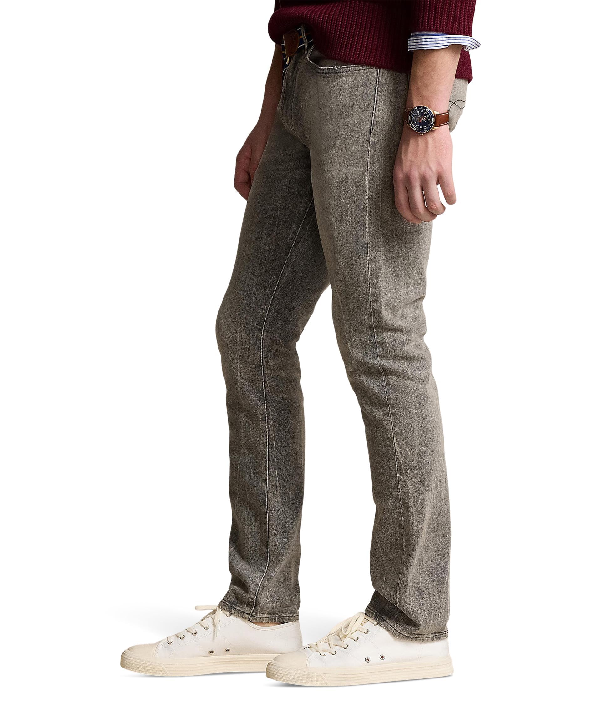 POLO RALPH LAUREN Men's Slim Fit Stretch Jeans - Classic Warren Wash Denim Pants for Casual & Business Wear | Perfect for Office, Date Night & Weekend Outings