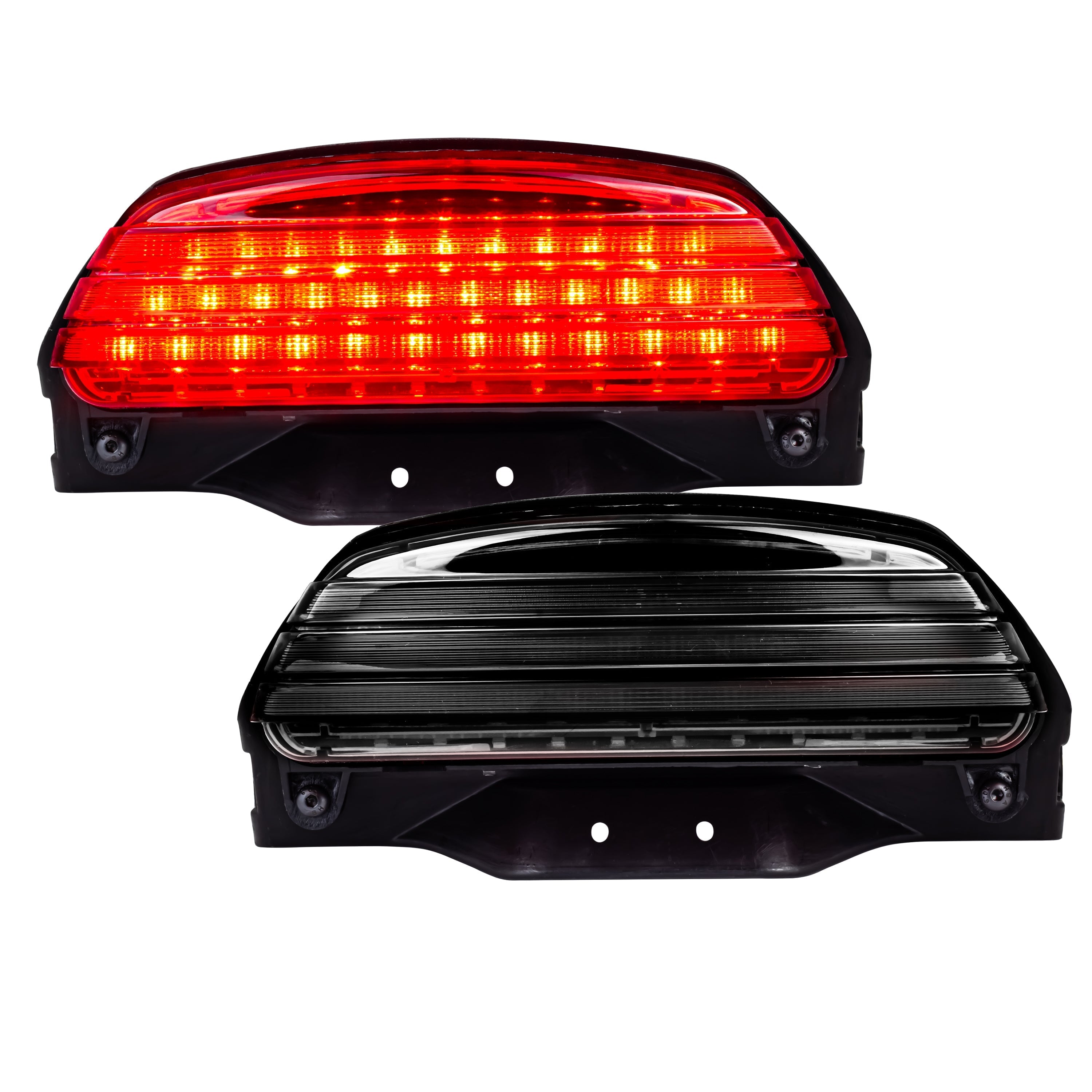 Eagle Lights Bobtail Tri Bar LED Tail Light for Harley Davidson Softail (2006-Current) - FXST, FXSTB, FXSTC, FXSTS, FLSTSB Models - Bright, Durable Motorcycle Accessory for Night Riding & Safety