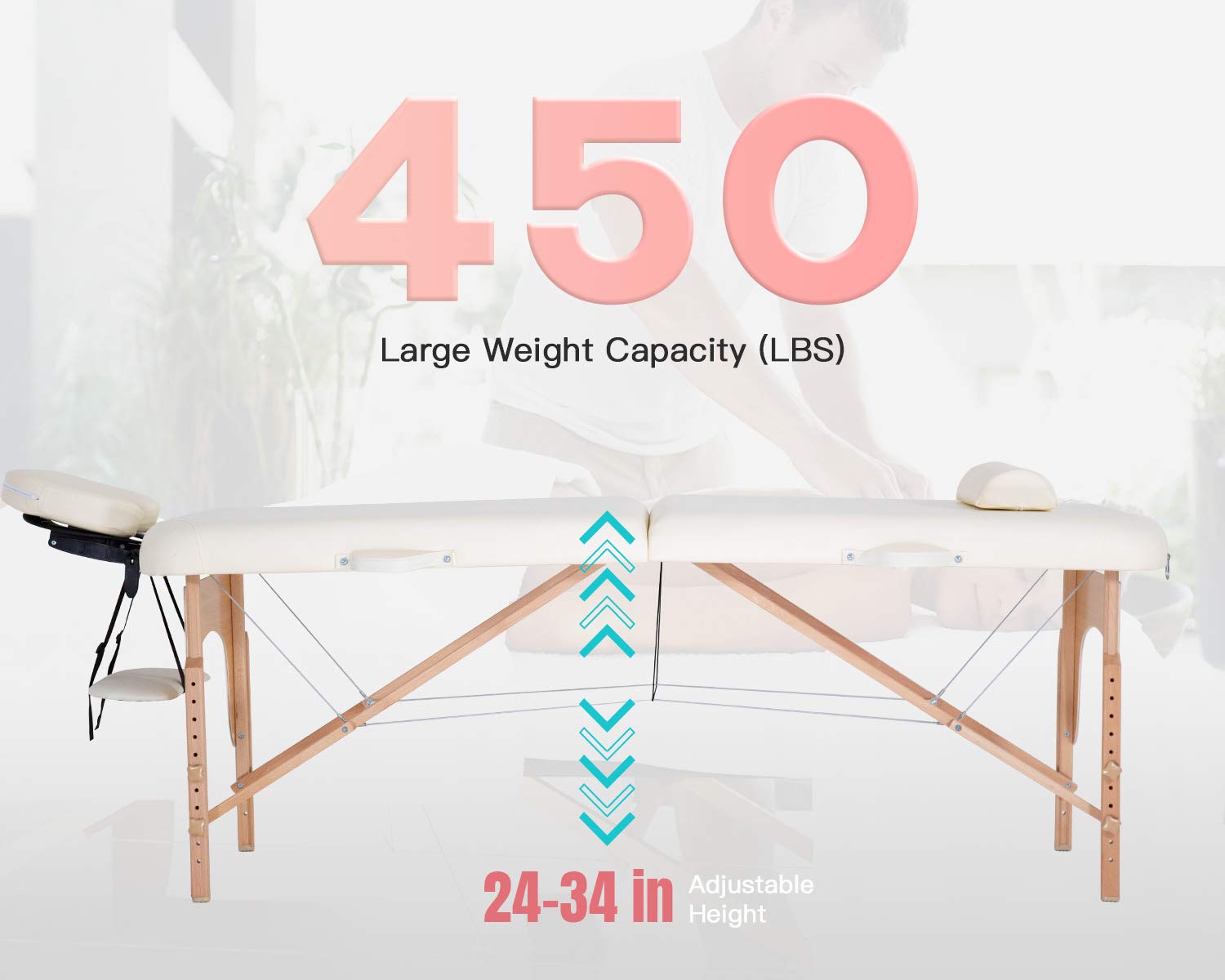 Premium Portable Foldable Massage Table - 73