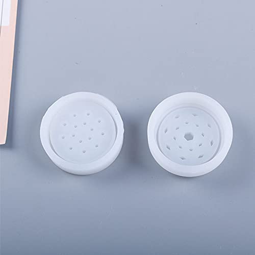 Acxico 2-Piece Silicone Epoxy Resin Mold Set - DIY Leaf & Herb Grinder for Spices, Resin Casting & Craft Projects - Perfect for Making Unique Jewelry, Soap Molds & Home Decor