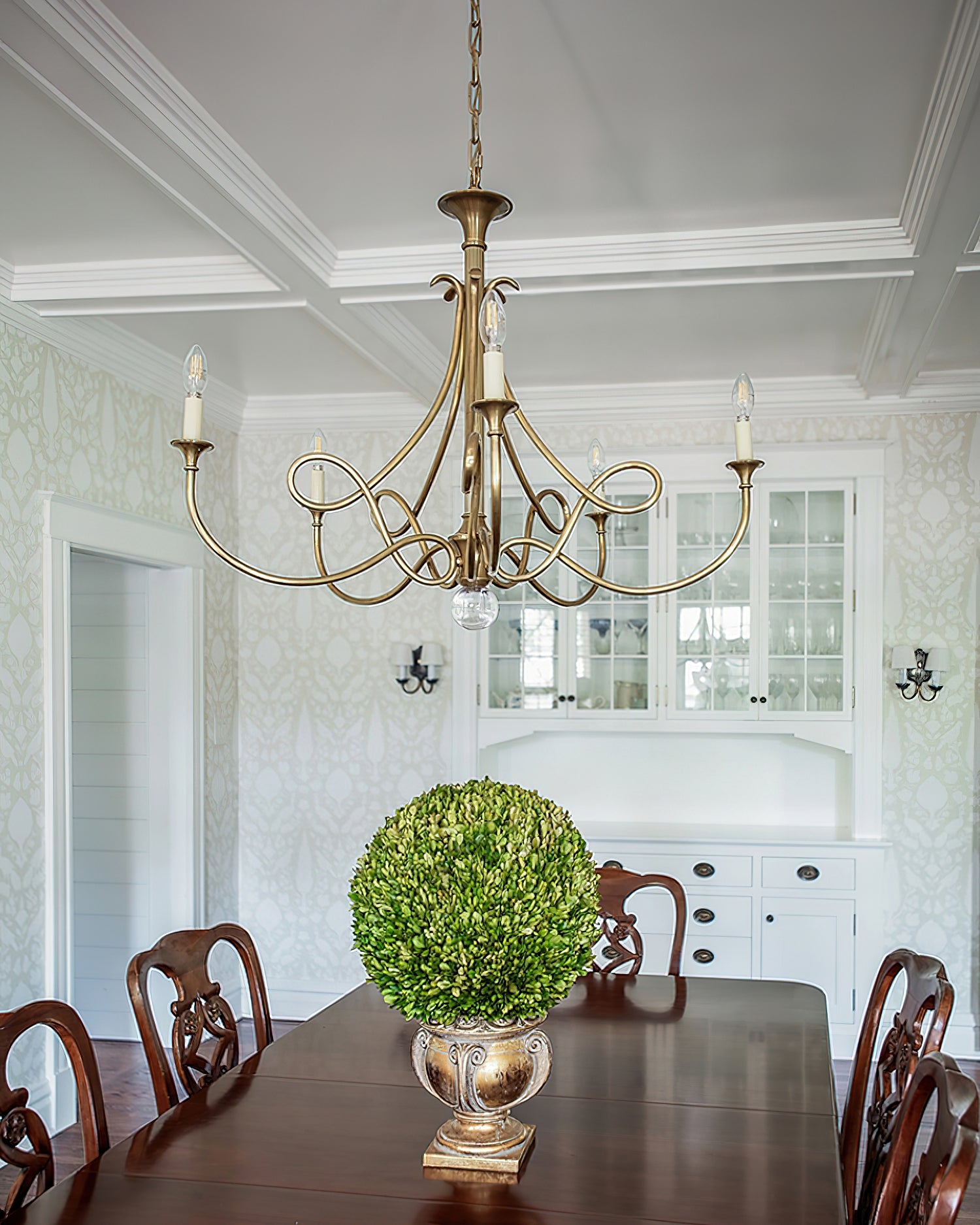 Elegant Double Twist Crystal Chandelier - Modern Ceiling Light Fixture for Dining Room & Bedroom Decor | Perfect for Home, Wedding, and Luxury Interior Design
