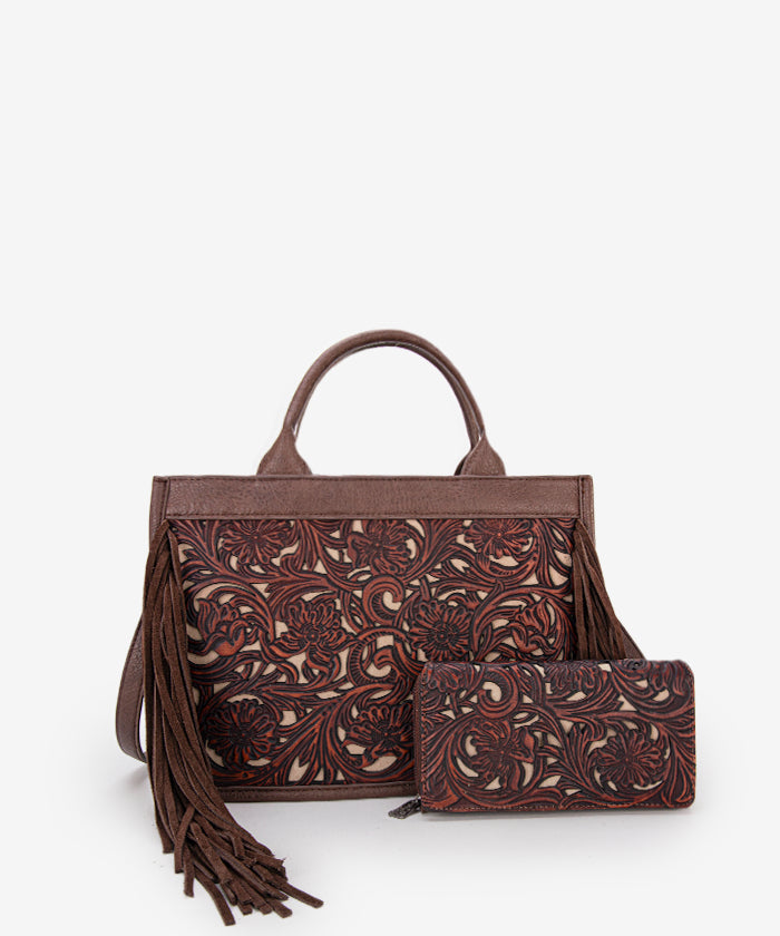 Trinity Ranch Hand Coloring Concealed Carry Tote Bag Set - Stylish & Functional Concealed Carry Purse for Women - Perfect for Everyday Use, Travel, and Outdoor Activities