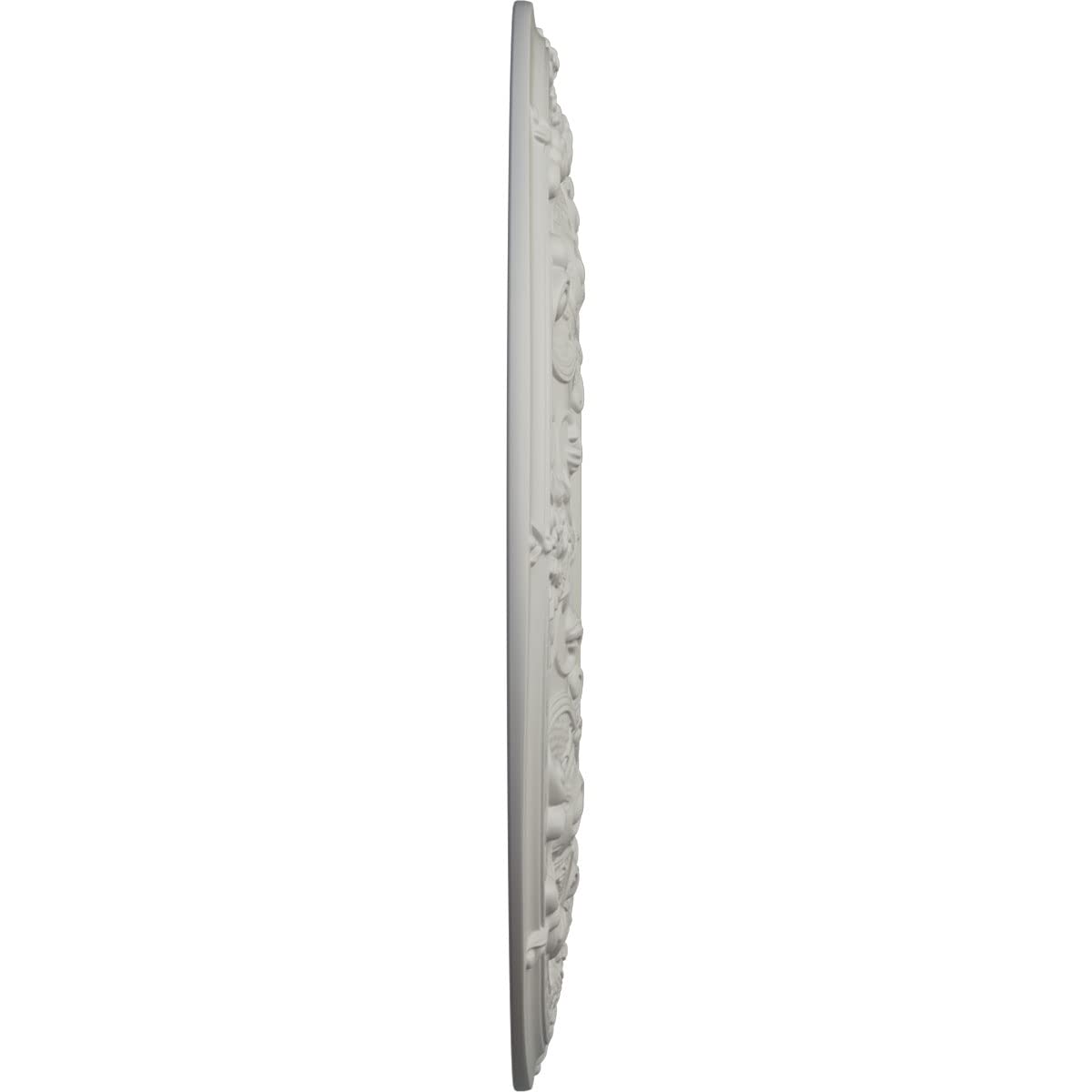 Ekena Millwork 28 Inch Oslo Ceiling Medallion - Hand Painted Cream Finish, 28 1/8