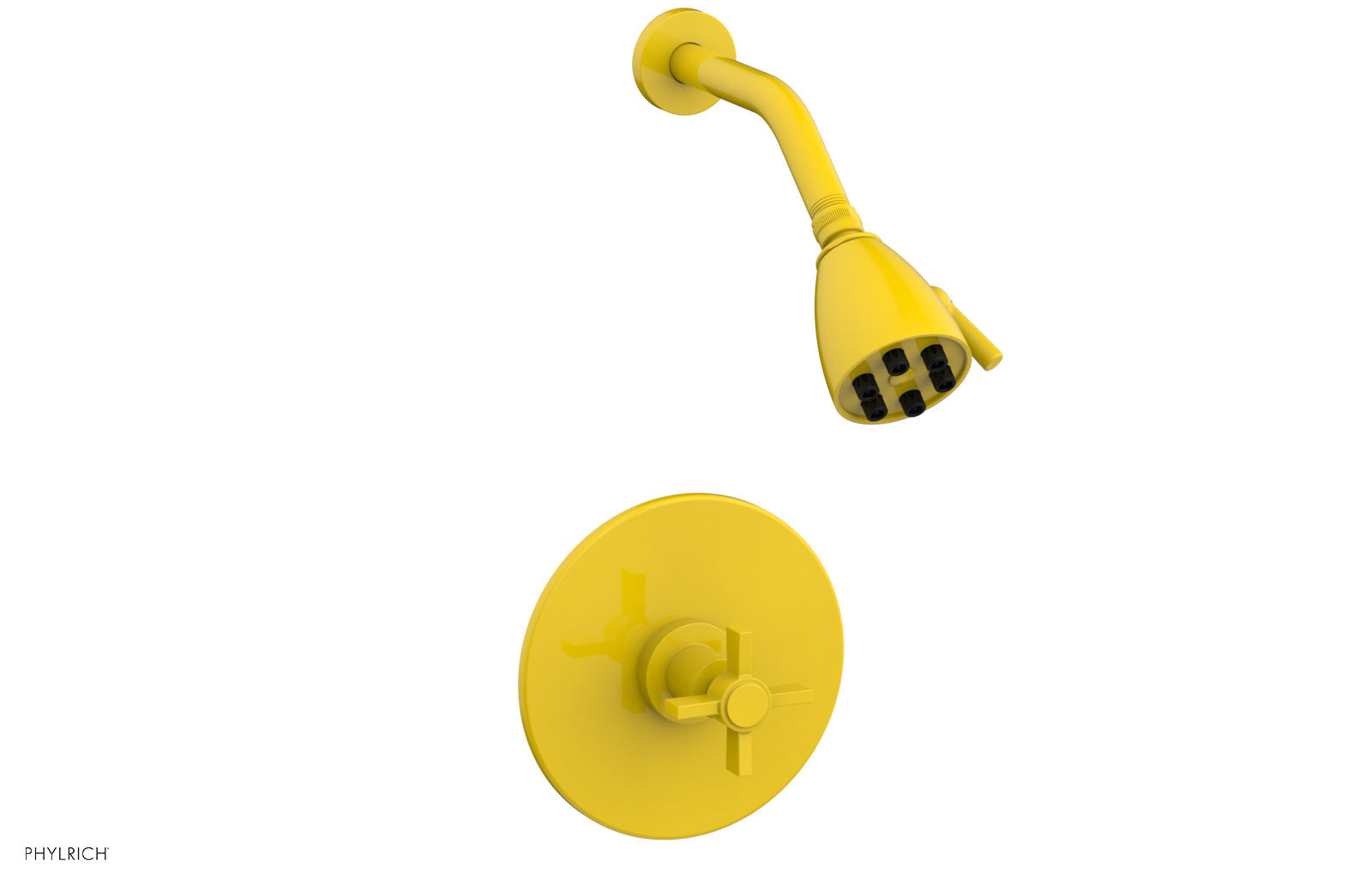 BASIC Pressure Balance Shower Set with Blade Cross Handle DPB3137 - Perfect for Modern Bathrooms & Spa-Like Shower Experience