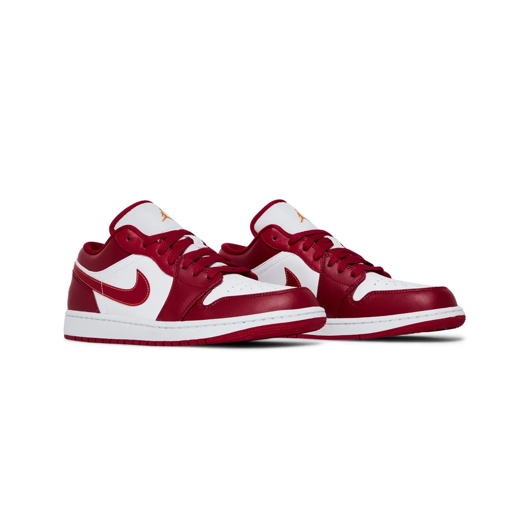 Air Jordan 1 Low 'Cardinal Red' Sneakers (2022) - Men's Basketball Shoes for Casual Wear & Street Style