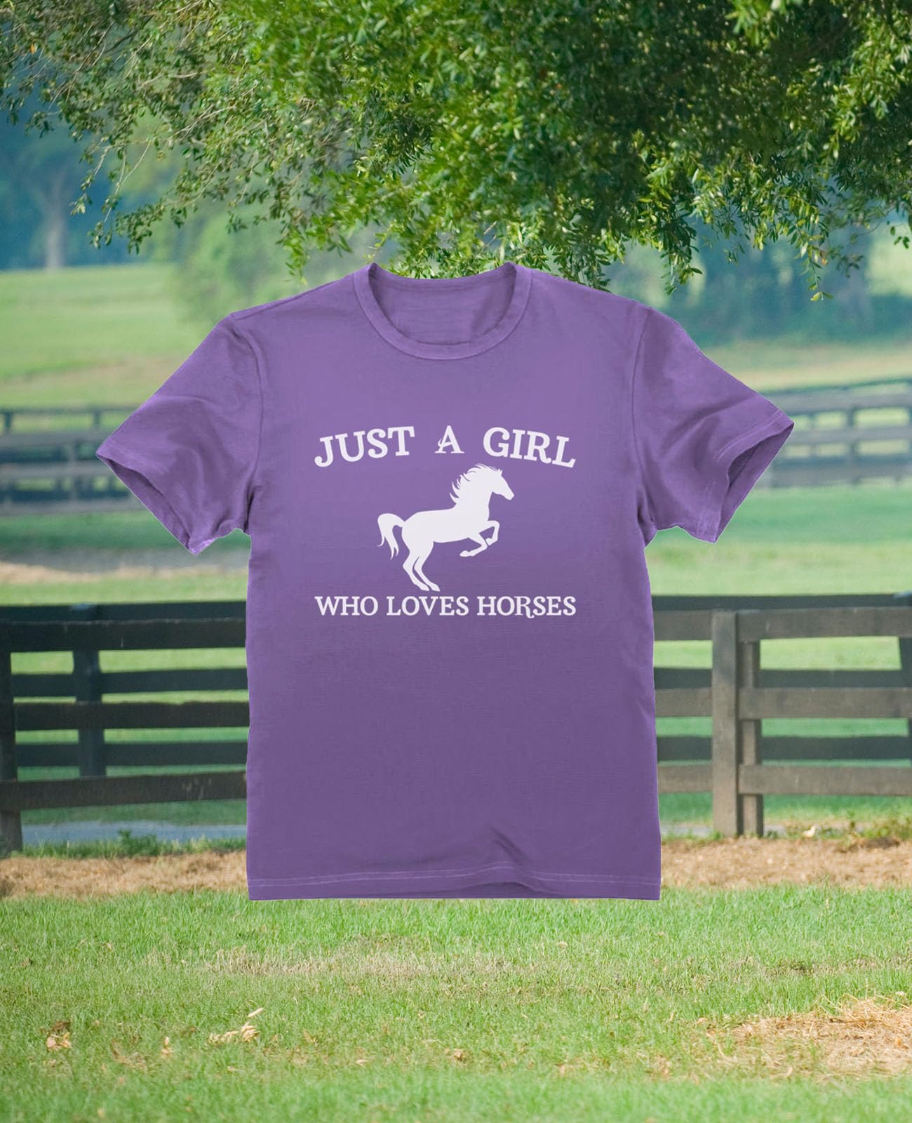 Equestrian Horse Lover T-Shirt for Girls & Kids - Perfect Horseback Riding & Equestrian Gifts for Young Horse Enthusiasts - Great for Riding Lessons, Barn Visits & Horse-Themed Parties