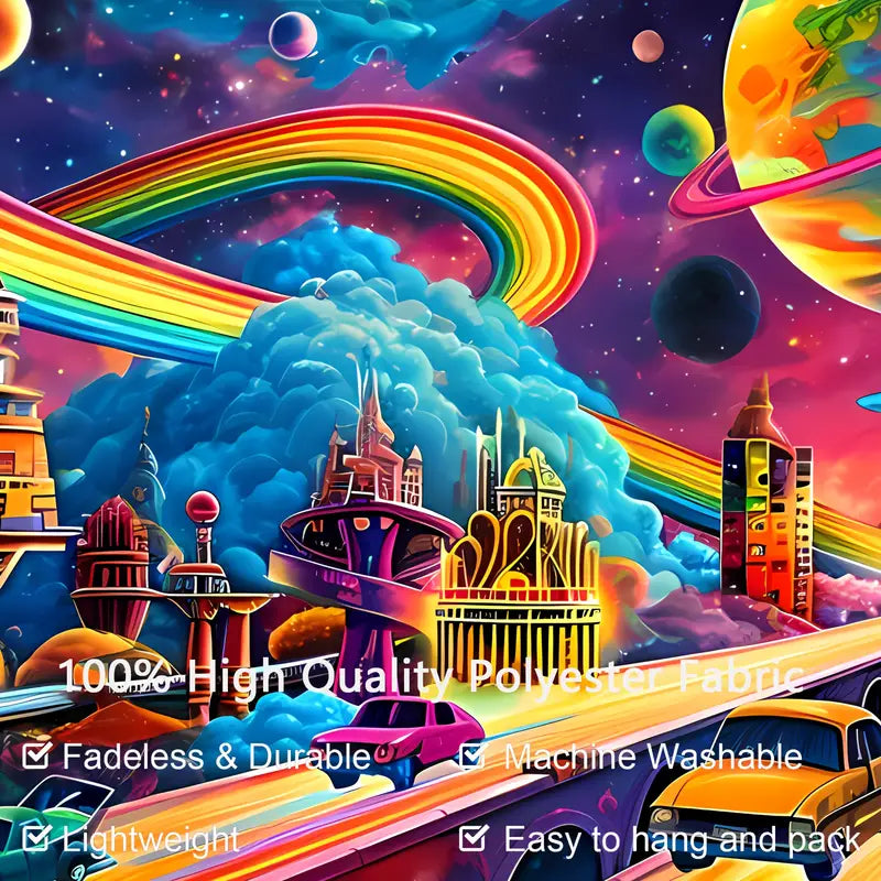 Cosmic Highway - Premium Space-Themed Wall Art for Home & Office Decor | Perfect for Astronomy Lovers & Sci-Fi Enthusiasts