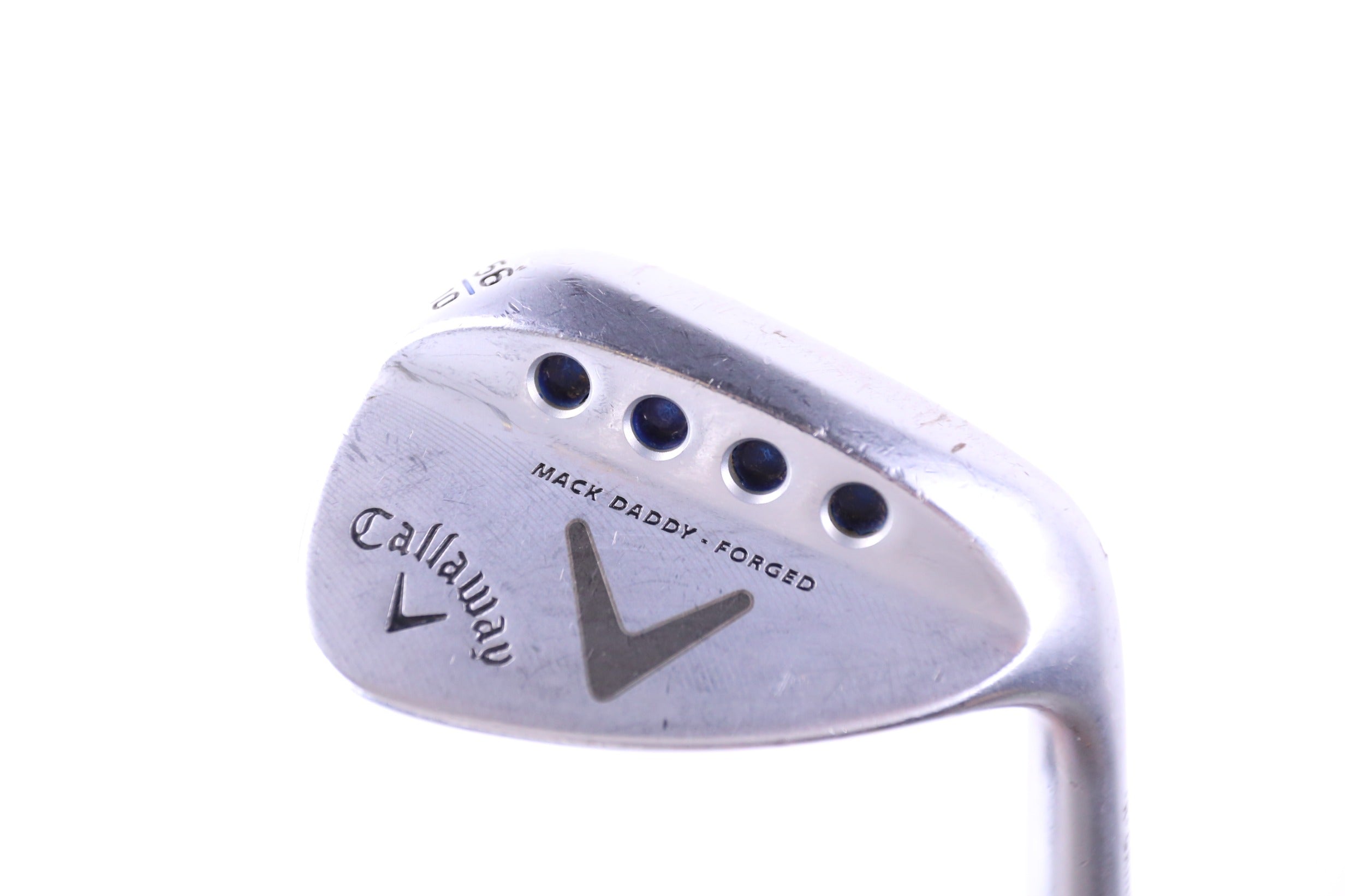 Used Callaway Mack Daddy Forged Satin Chrome Wedge 56° - Right Handed Stiff Flex Golf Club for Short Game & Bunker Shots