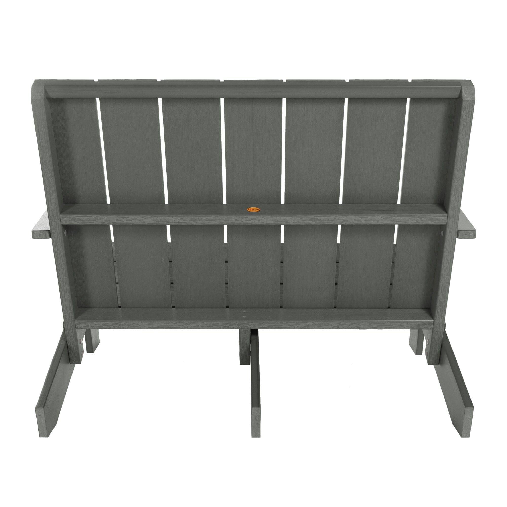 Refurbished Italica Modern Double Wide Adirondack Chair - Outdoor Patio Furniture for Garden, Poolside & Backyard Relaxation