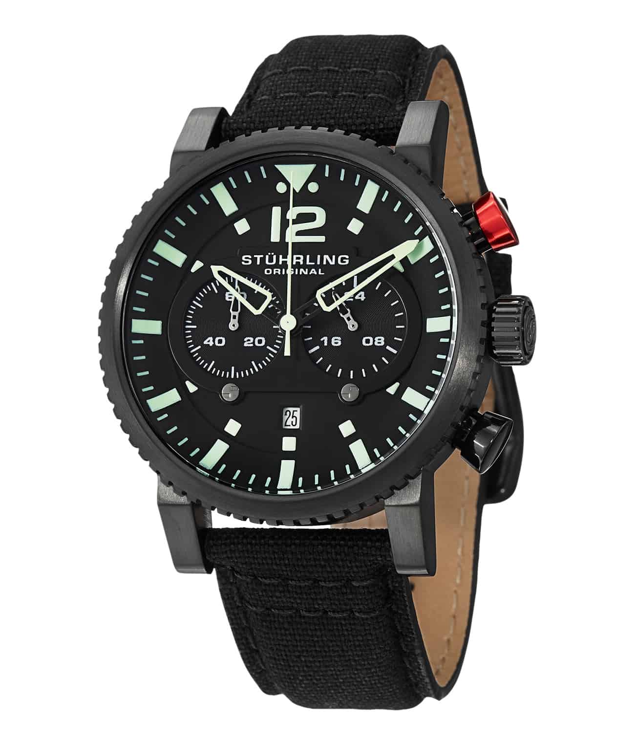 GTP 356 Quartz 45mm Aviator Watch for Men - Classic Pilot Style Chronograph with Date Display - Perfect for Aviation Enthusiasts & Everyday Wear