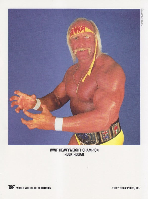 1987 WWF Champion Hulk Hogan Action Figure - Vintage Wrestling Collectible Toy for Fans & Display - Perfect for Home Decor, Man Cave, or Wrestling Memorabilia Collection