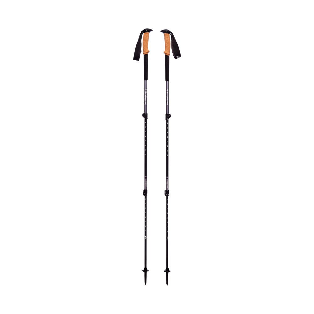 Black Diamond Trail Cork Trekking Poles - Lightweight Hiking Sticks for Men with Comfortable Cork Grips - Perfect for Mountain Climbing, Backpacking & Outdoor Adventures