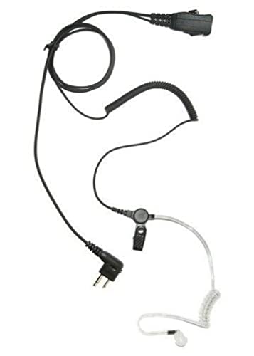 Covert Surveillance Earpiece Headset - Single Wire Acoustic Tube for Baofeng UV-B5 Two Way Radio - Perfect for Security, Law Enforcement & Undercover Operations