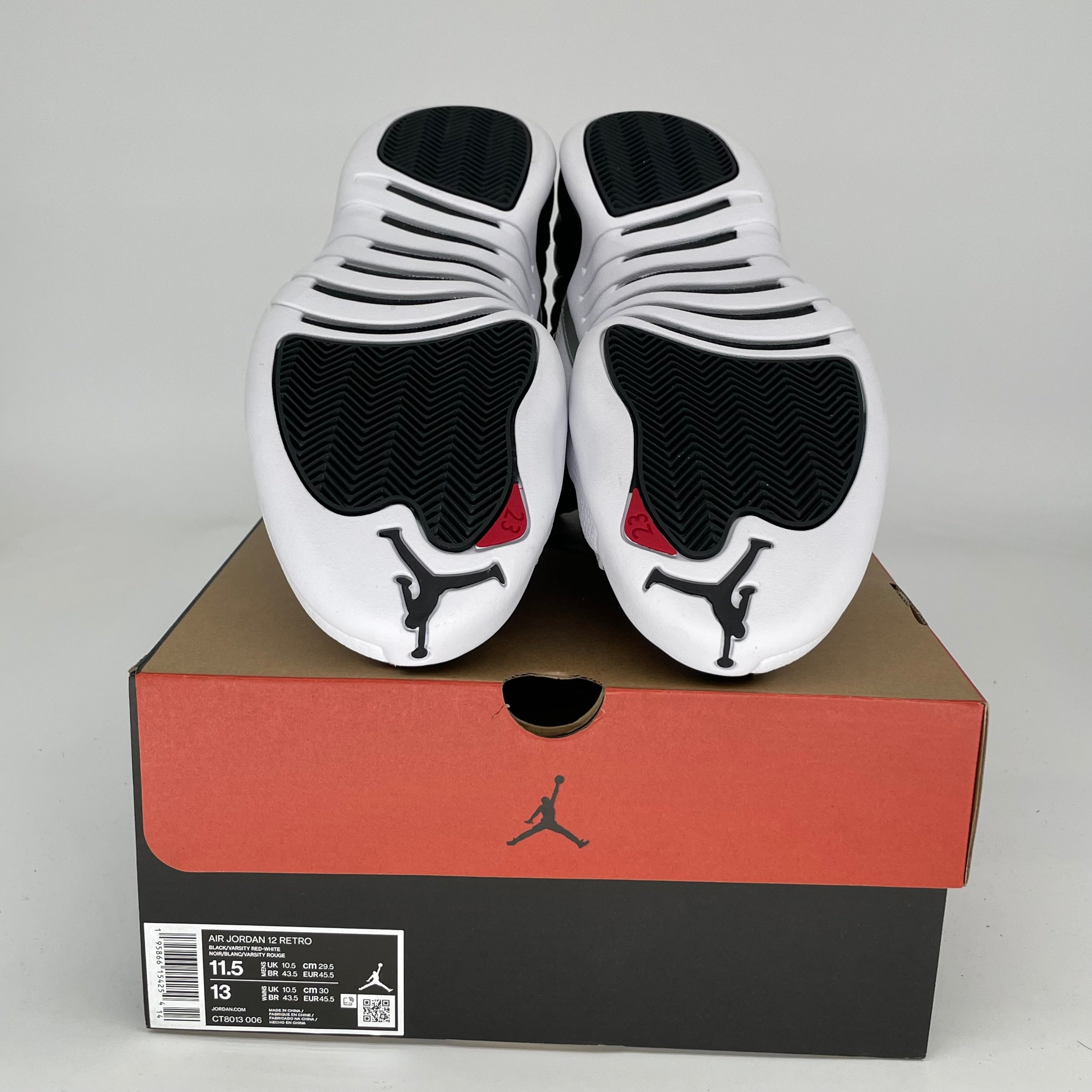 AIR JORDAN 12 PLAYOFFS Basketball Shoes Men's Size 11.5 (CT8013-006) - Retro Sneakers for Basketball, Streetwear & Casual Wear