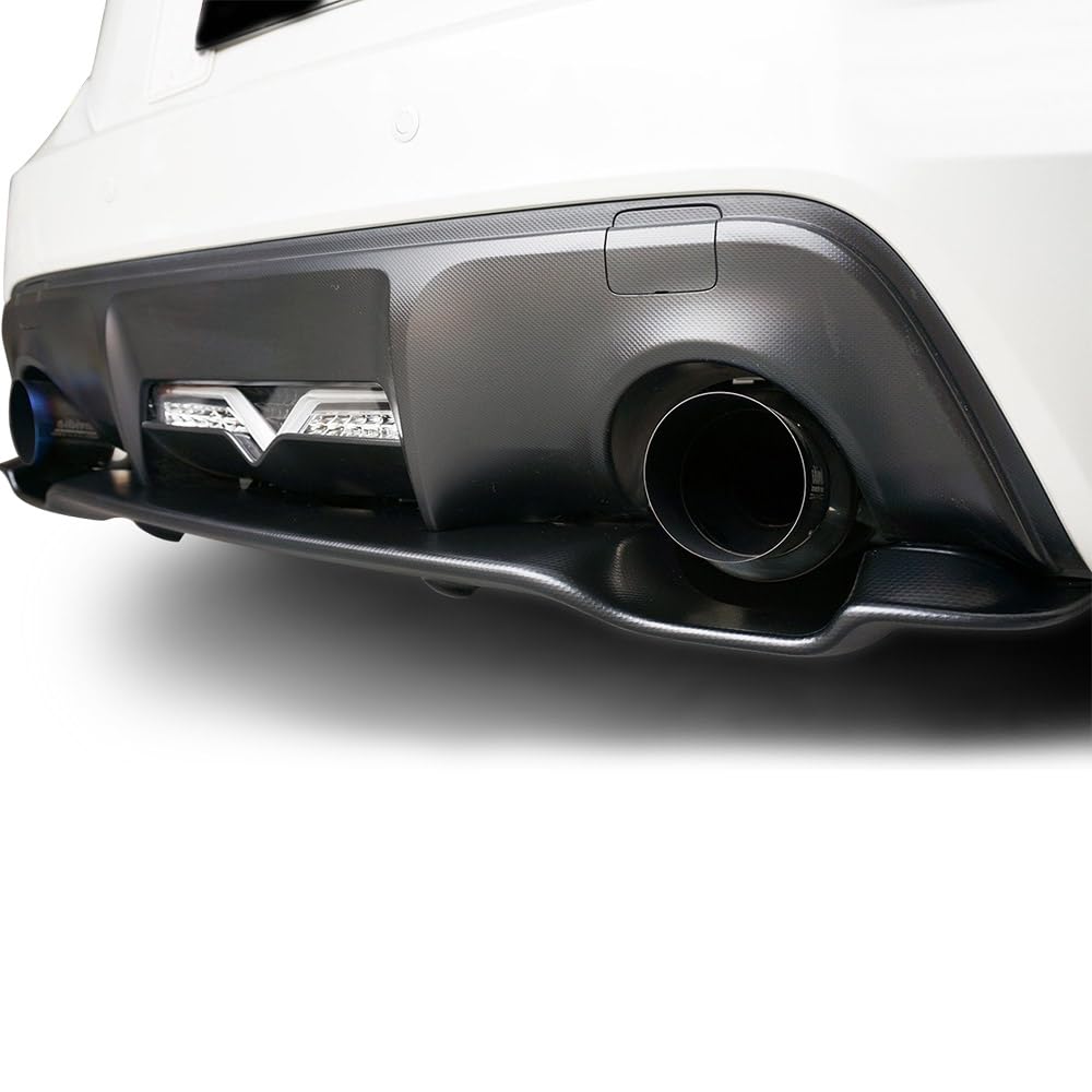 IKON MOTORSPORTS ABS Black Rear Diffuser Bumper Lip for 2013-2016 Scion FR-S / 2013-2020 Subaru BRZ / 2012-2016 Toyota 86 - Upgrade Your Car's Aerodynamics & Style for Street Racing & Show Cars