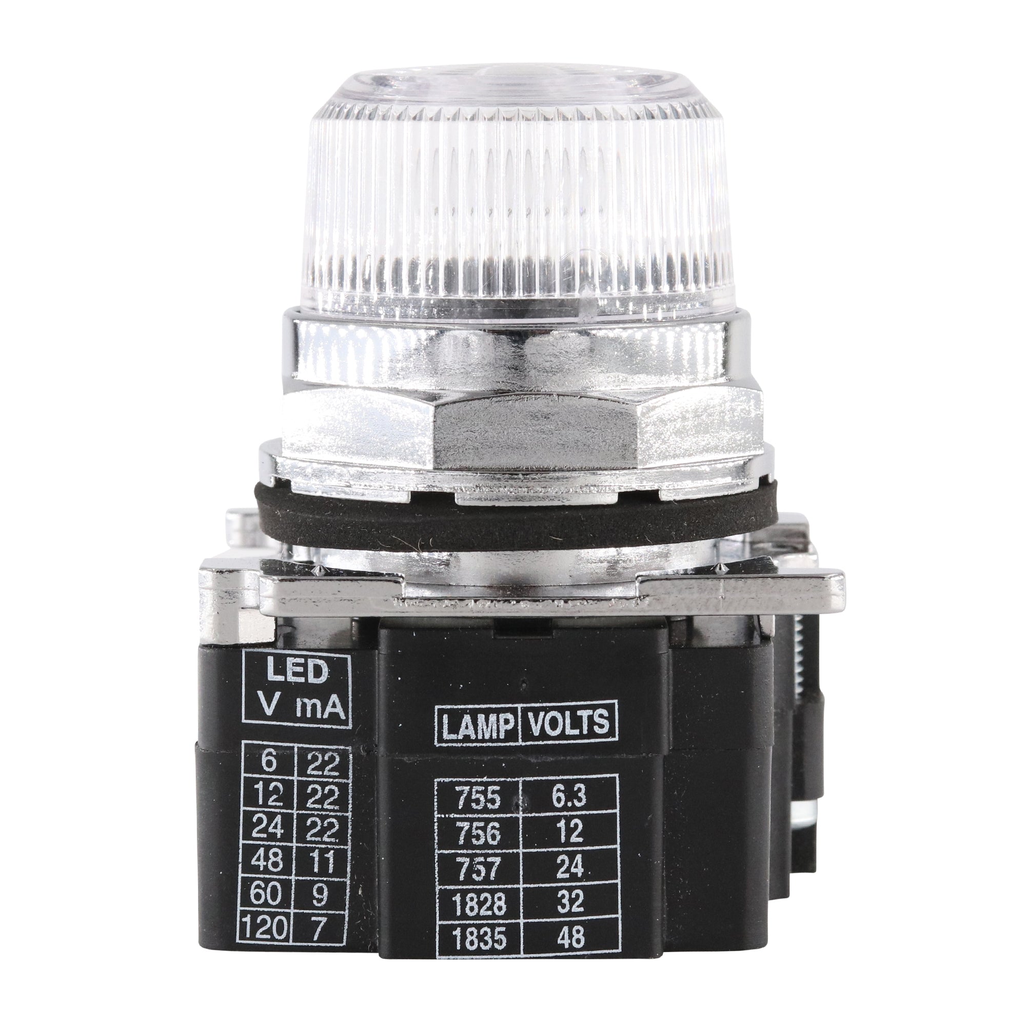 EATON 10250T206NC5N Industrial LED Indicator Light - 24V, Clear Plastic Lens for Control Panels & Machinery