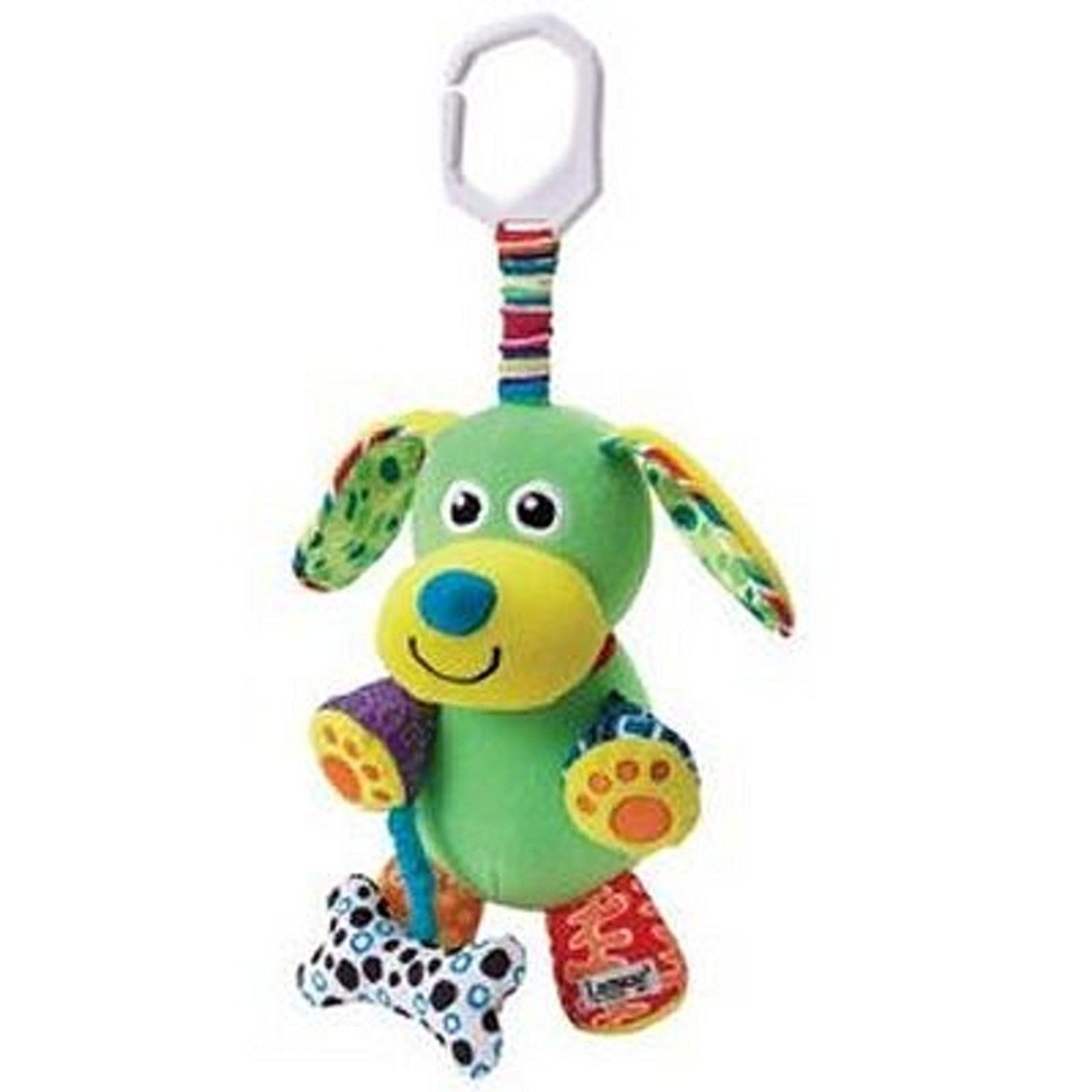 LAMAZE Play and Grow Pupsqueak Interactive Baby Toy - Soft Squeaky Puppy for Early Learning & Sensory Development | Perfect for Tummy Time, Teething & Infant Play