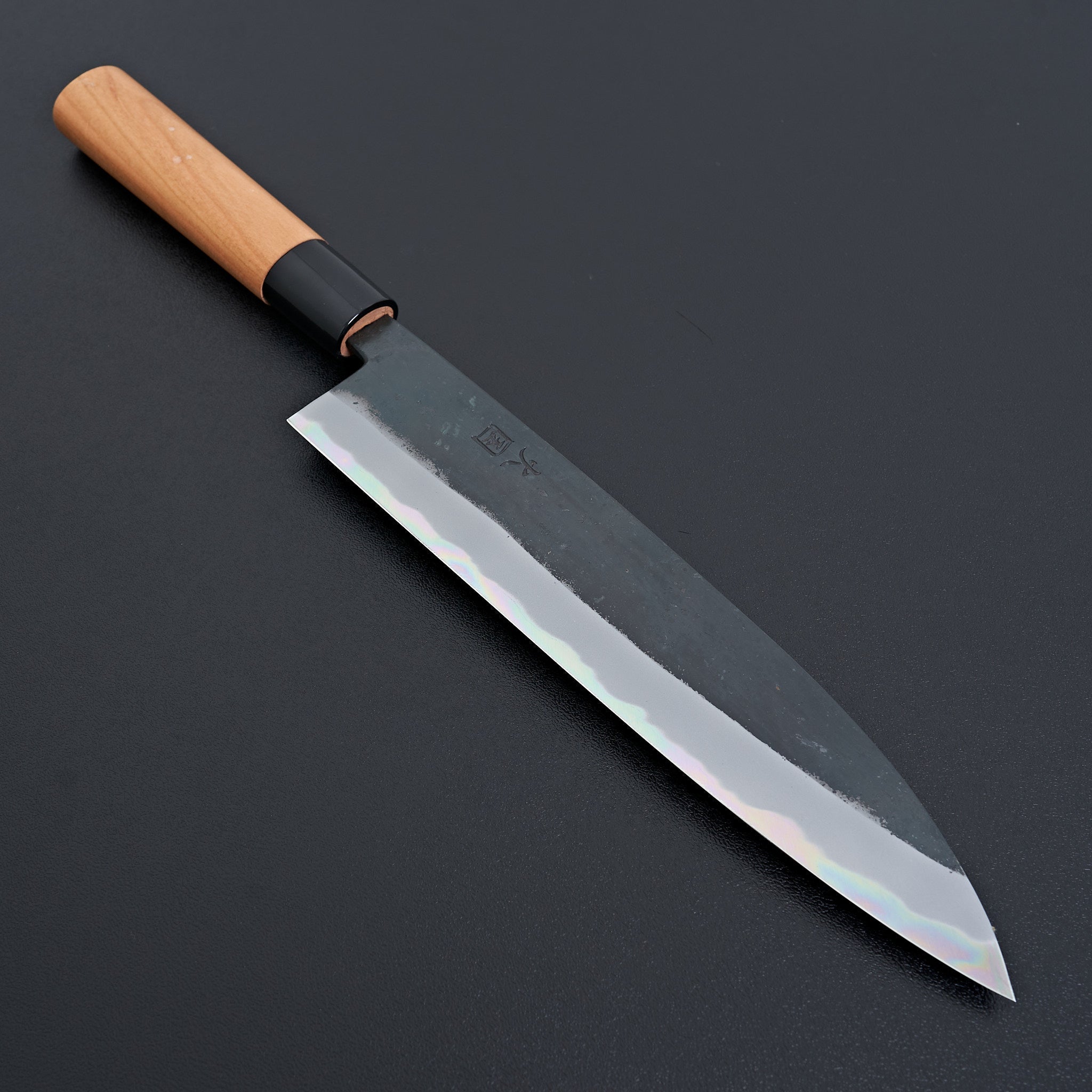 Premium Hinokuni White #1 Gyuto Japanese Chef Knife 210mm - High Carbon Steel Blade for Professional Sushi, Sashimi & Meat Cutting - Perfect for Home Chefs & Culinary Enthusiasts