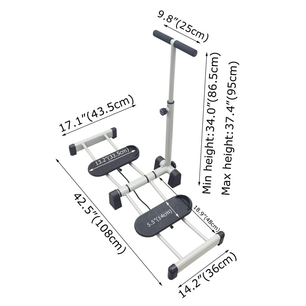 Leg Exercise Machine for Home Workouts - Cardio Trainer & Skiing Simulator for Women - Pelvic Floor Recovery & Gym Fitness Equipment - Perfect for Indoor Cardio, Strength Training, and Postpartum Rehabilitation