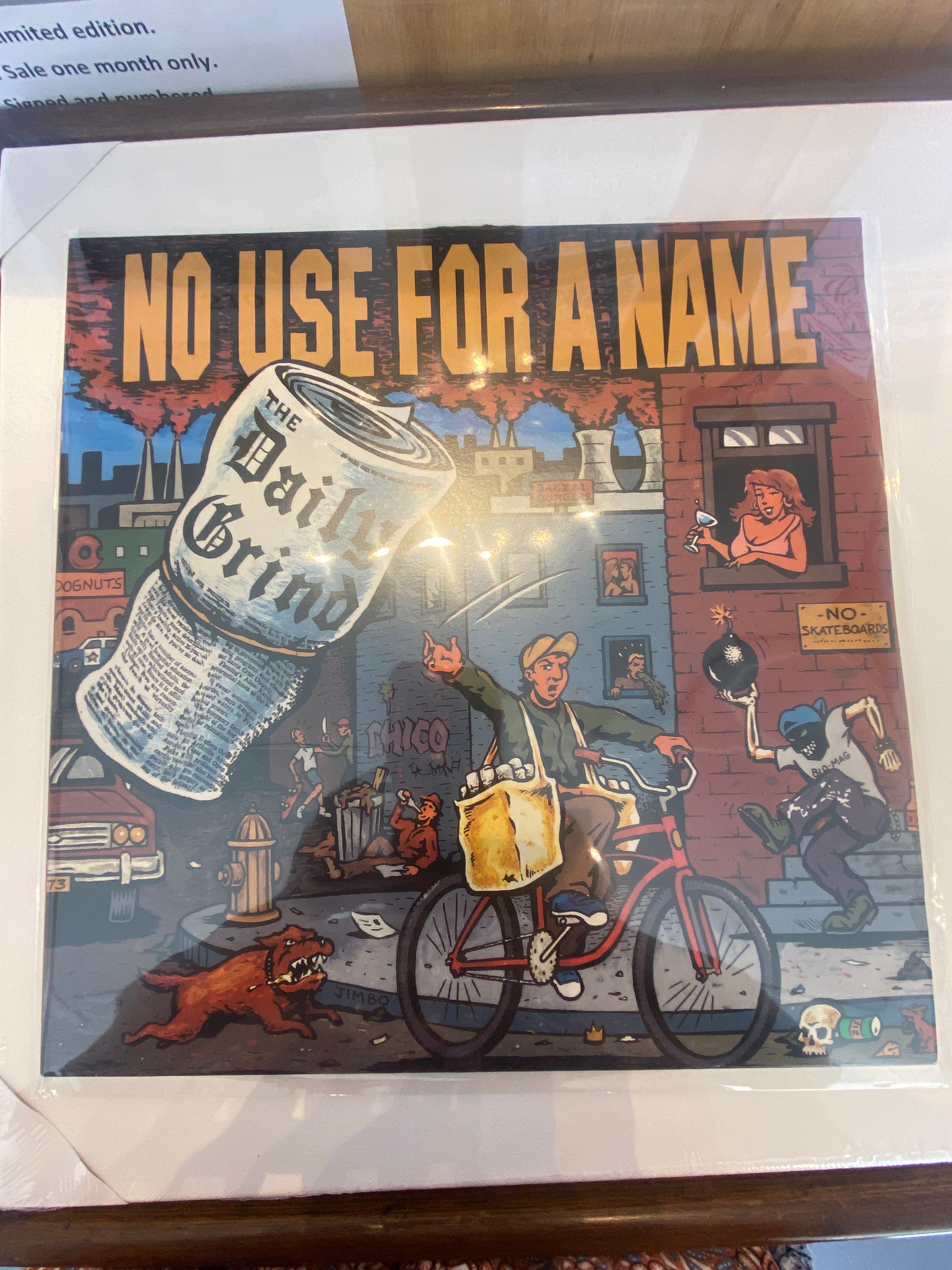 No Use for a Name - The Daily Grind Vinyl LP Record | Punk Rock Music Album | Perfect for Collectors & Music Enthusiasts | Great for Home Listening, Parties & Gifts
