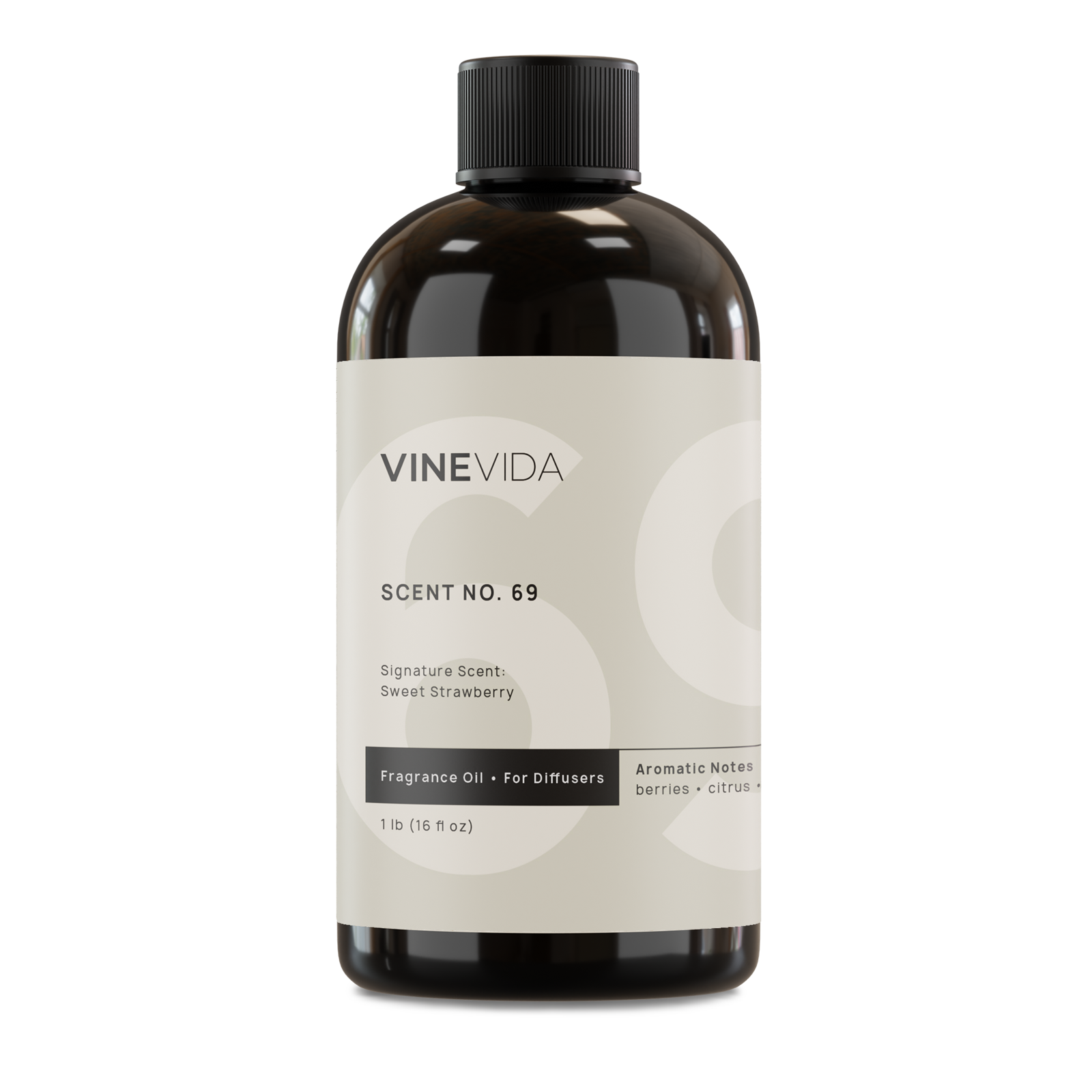 NO. 69 Sweet Strawberry Fragrance Oil for Cold Air Diffusers - Aromatherapy Essential Oil for Home, Office & Spa Relaxation