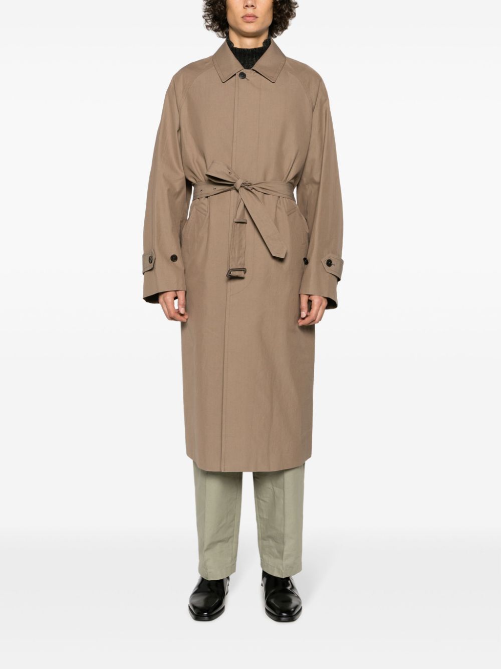 AURELEE Women's Brown Wool Coat - Warm Winter Trench Coat for Women, Fashionable Outerwear for Office, Dating & Travel