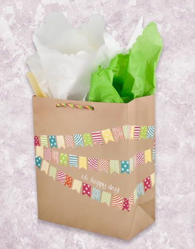 Happy Day Garden Flags & Gift Bags - Outdoor Decor for Parties, Weddings & Home Celebrations