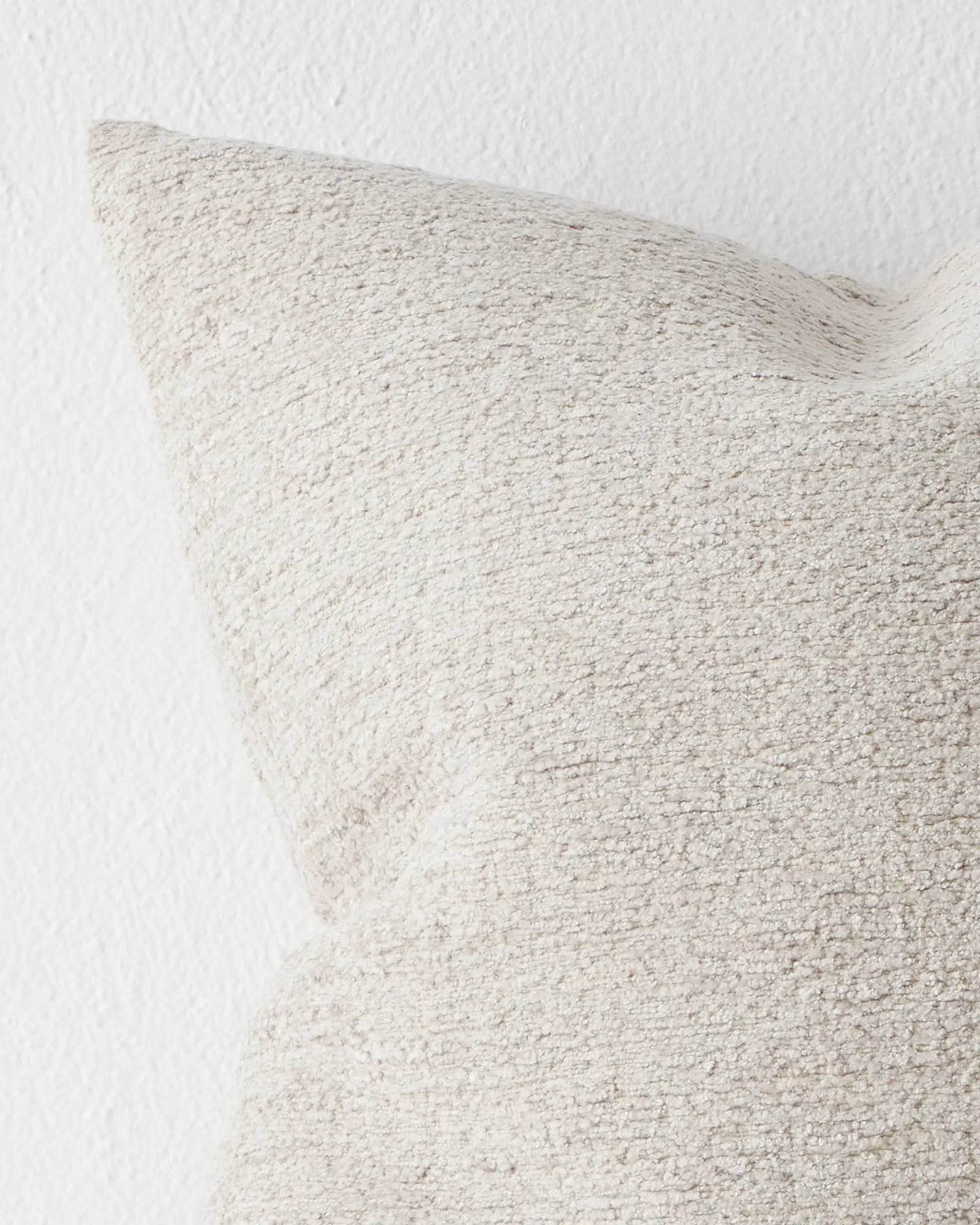Premium Laurent Cushion Oyster - Soft & Comfortable Throw Pillow for Sofa, Bed, Living Room - Perfect Home Decor & Cozy Accent Pillow for Relaxation