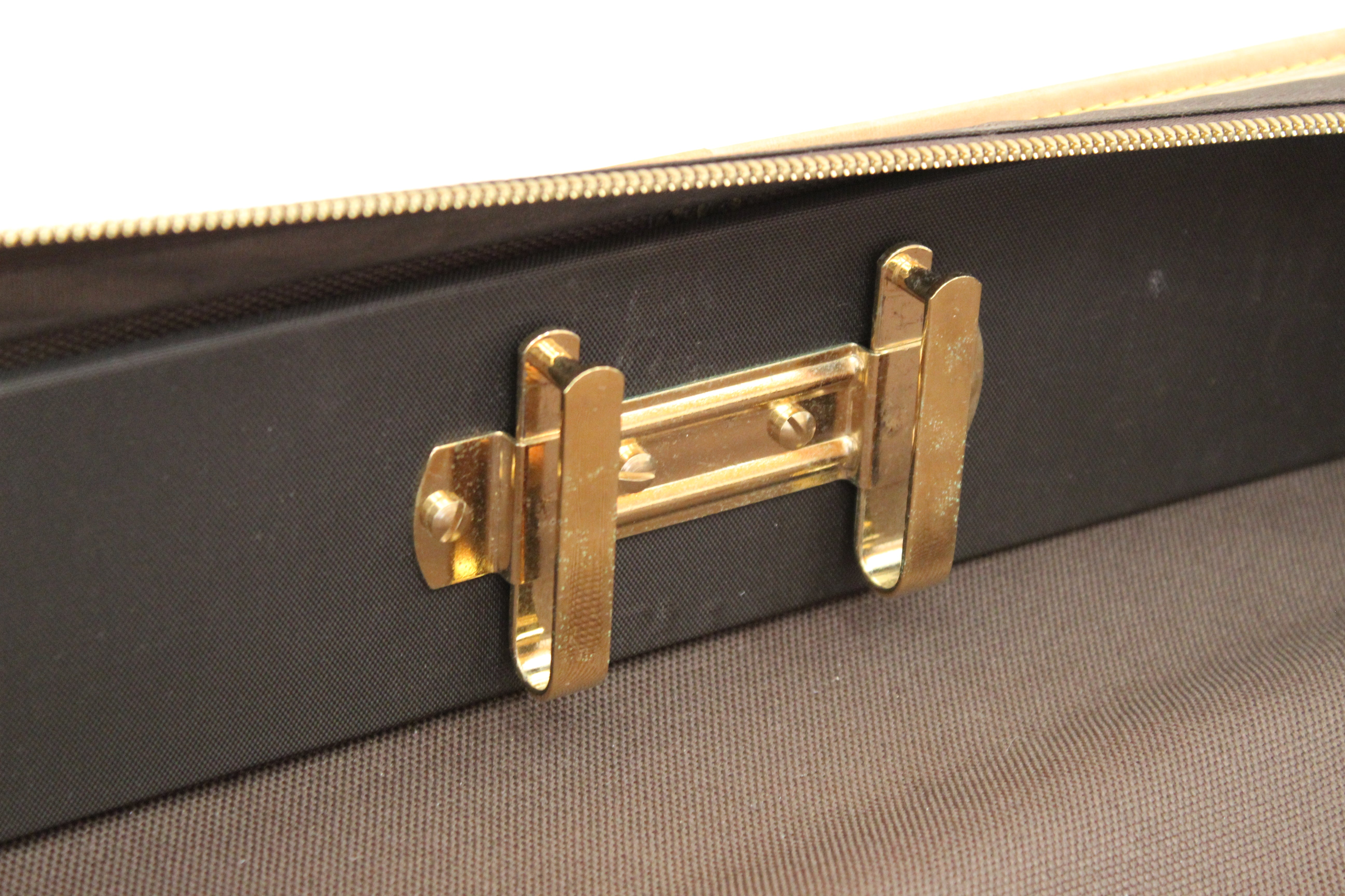 Authentic Louis Vuitton Garment Luggage Bag - Brown Monogram Canvas & Leather Travel Duffle - Perfect for Weekend Getaways, Business Trips & Luxury Vacations