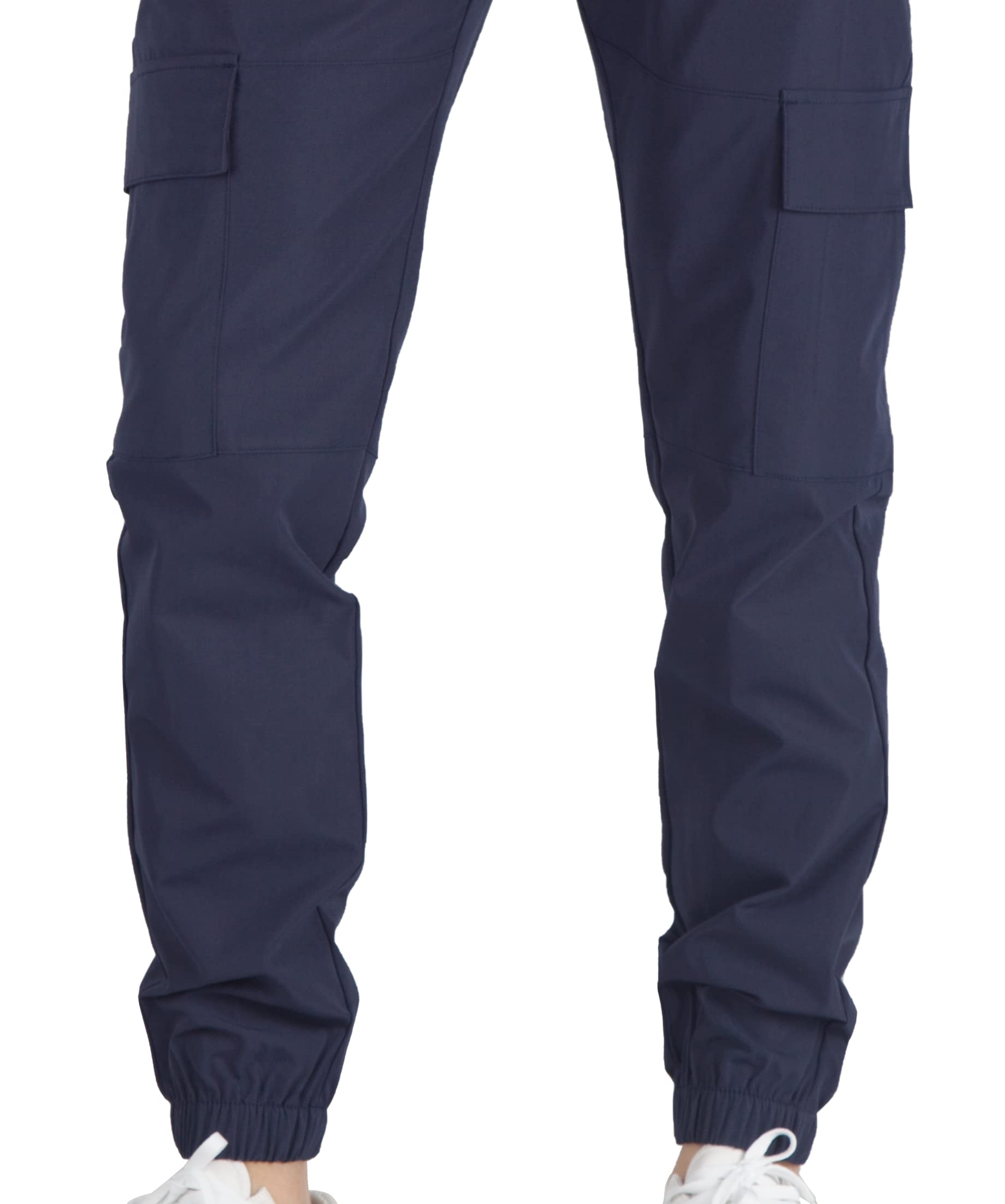 ITALYMORN Men's Lightweight Cargo Jogger Pants - 6 Pocket Slim Fit Casual Trousers with Elastic Waistband for Outdoor Running, Workout & Everyday Wear | Comfortable Travel & Lounge Pants for Men