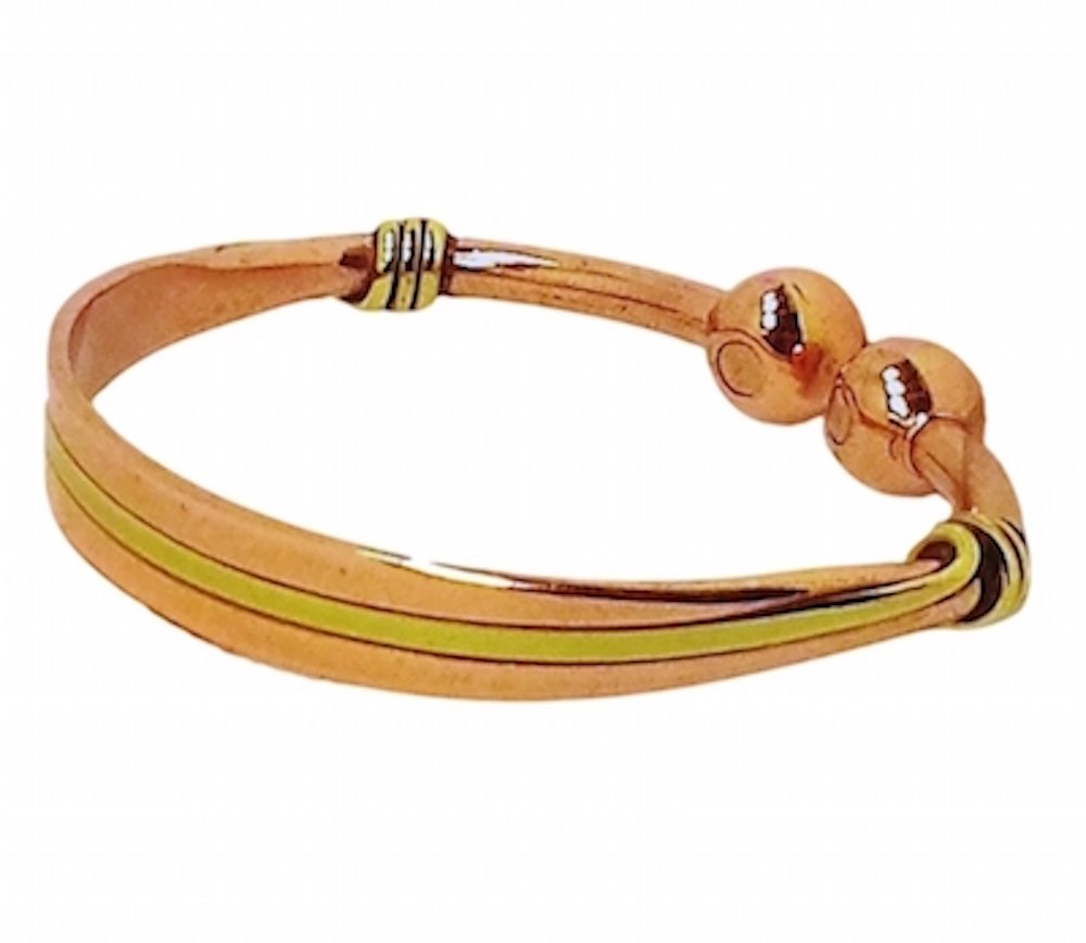 PROEXL Women's Solid Copper Magnetic Therapy Bracelet - Zoe Medium Size with Gift Box - Pain Relief & Improved Circulation for Arthritis & Wellness