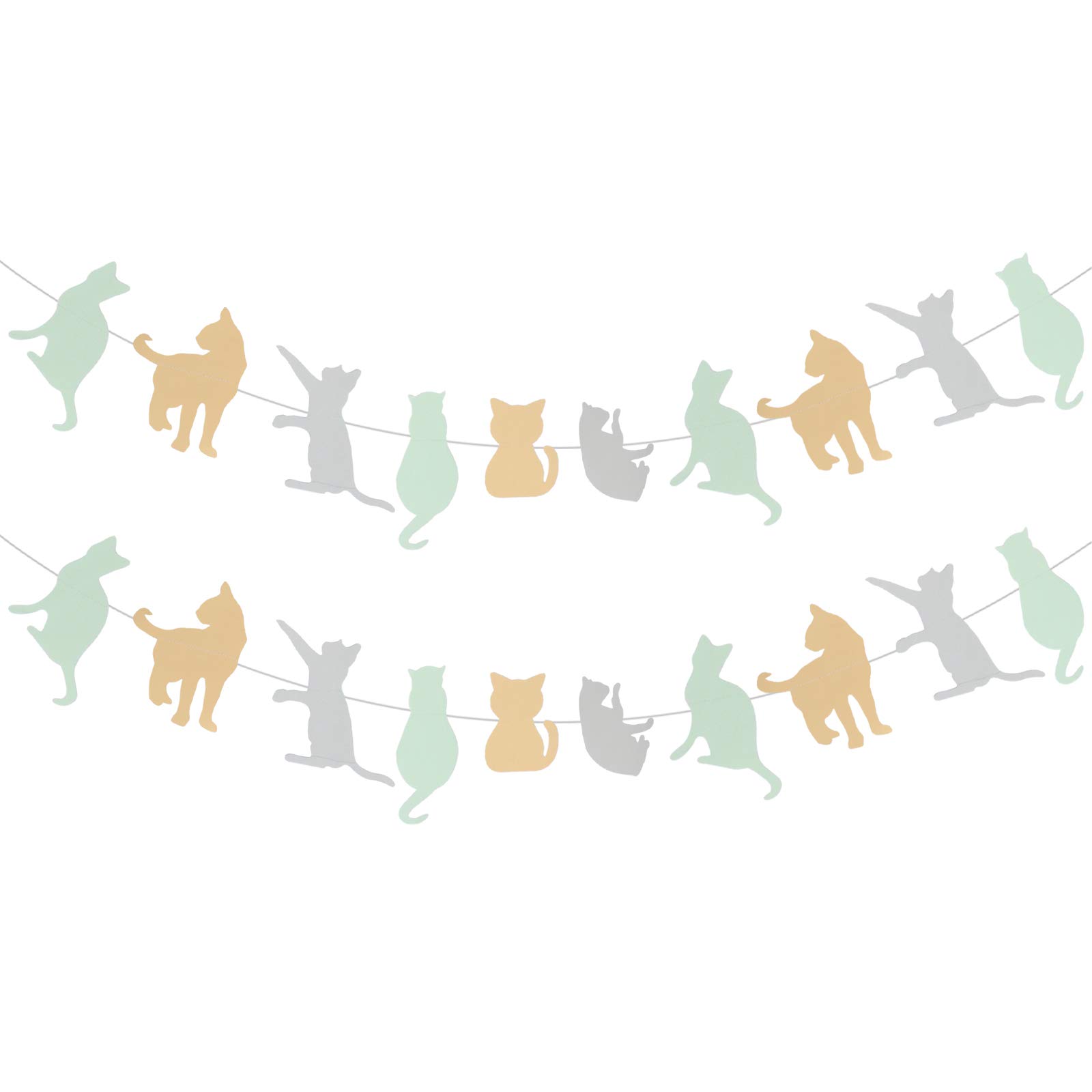 Bestoyard 2-Pack Cute Animal Party Banners - Pet Shop Themed Hanging Decorations for Birthday Parties, Baby Showers & Home Decorations | Perfect for Kids Rooms, Pet Stores & Themed Events