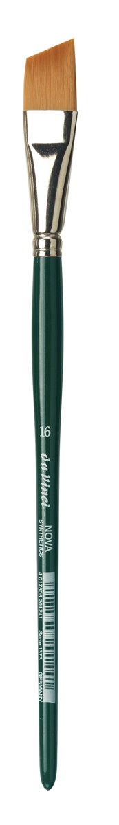 Da Vinci Nova Series 1373 Size 16 Slant Edge Synthetic Paint Brush - Professional Artist Brush for Oil, Acrylic & Watercolor Painting - Perfect for Canvas, Paper & Wood Art Projects