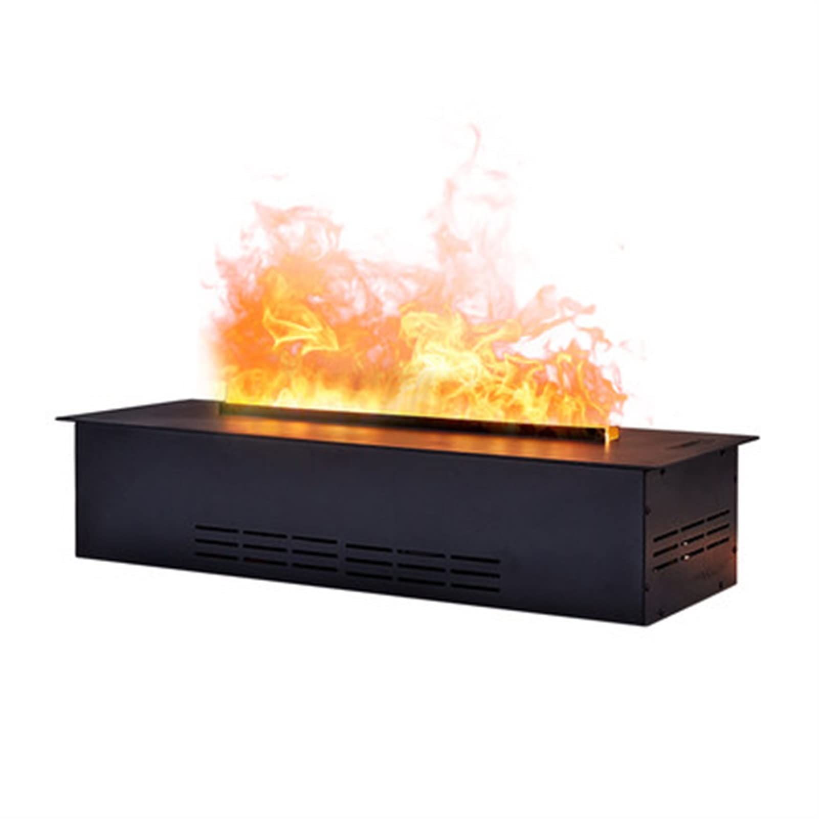 3D Simulation Flame Electric Fireplace - Recessed Wall Mounted Fireplace Stove with Remote Control, 59