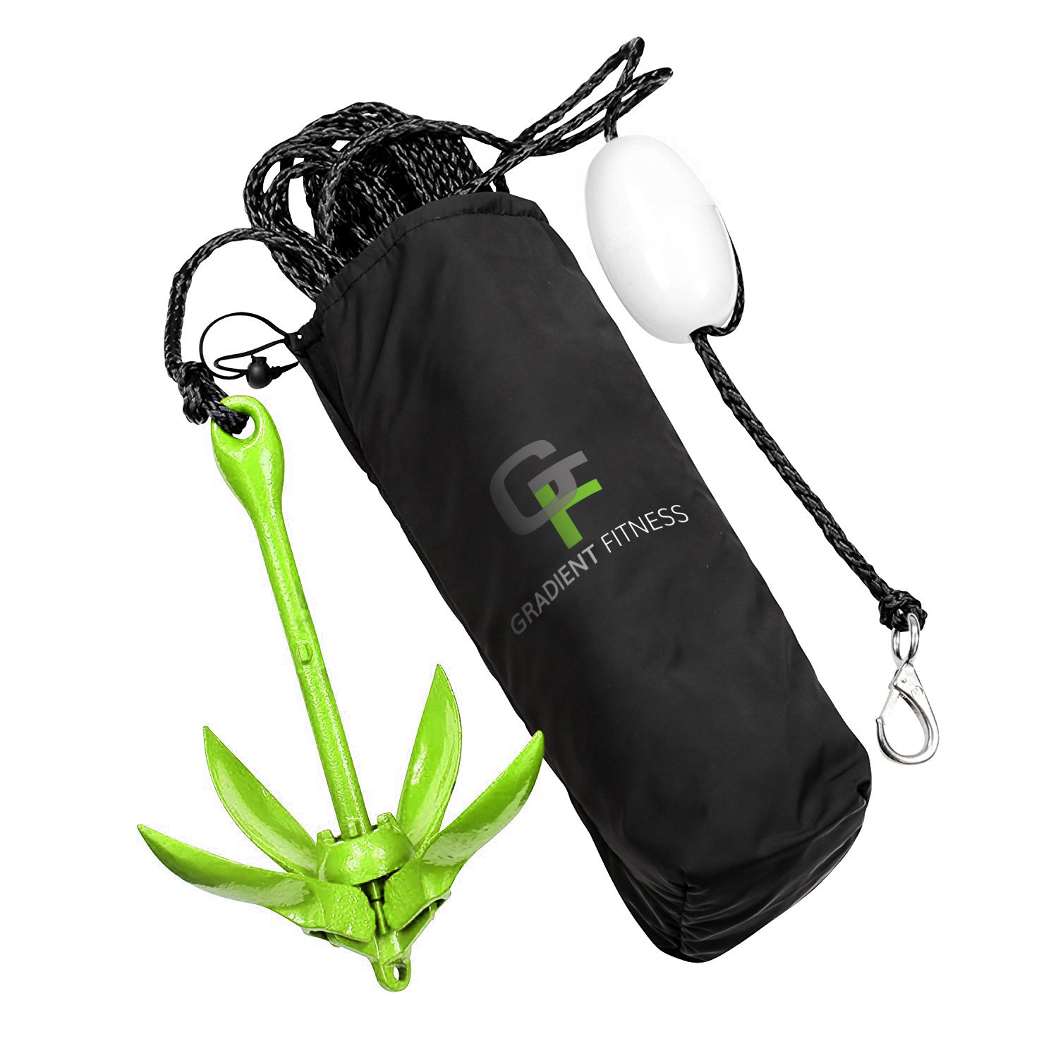 **3.5 lb Folding Grapnel Anchor Kit for Kayaks, Canoes, Paddle Boards (SUP), Jet Skis & Small Boats – Lightweight Marine Anchor for Fishing, Camping & Water Sports**