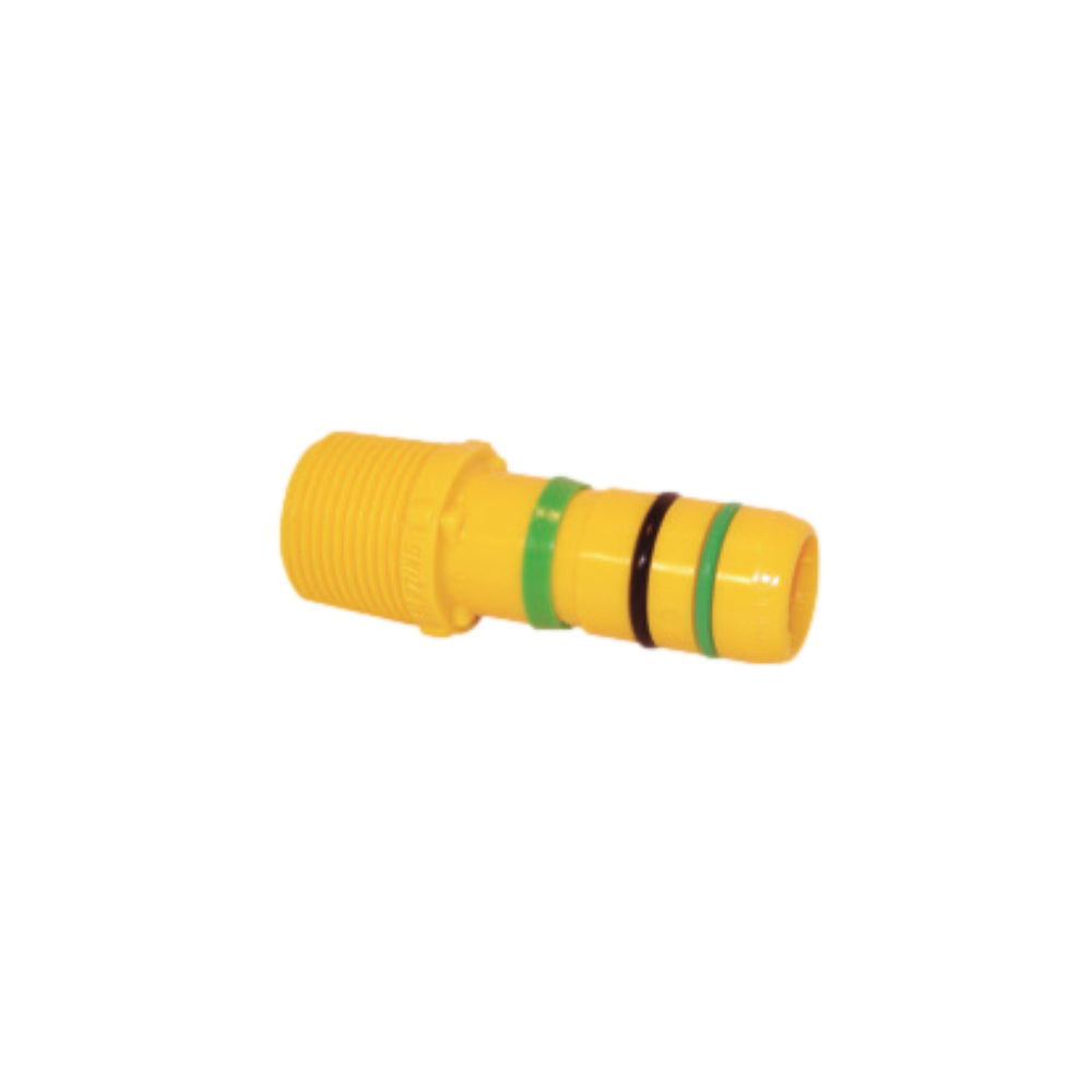 Blazing BLZ 1436 010 Fast Fitting 1 Insert x 1 MPT Male Adapter - High-Speed Plumbing Connector for Water Supply & Irrigation Systems
