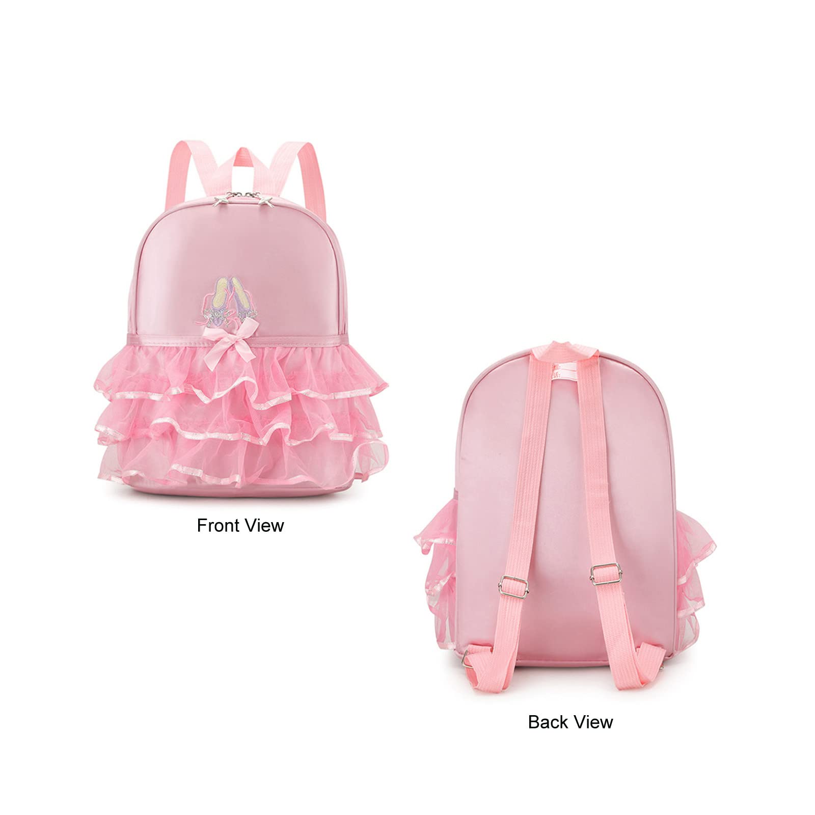Cute Green Ballet Dance Backpack Tutu Dress Bag - Waterproof Small Duffle for Girls, Perfect for Ballet Classes, Gym, and Dance Practice