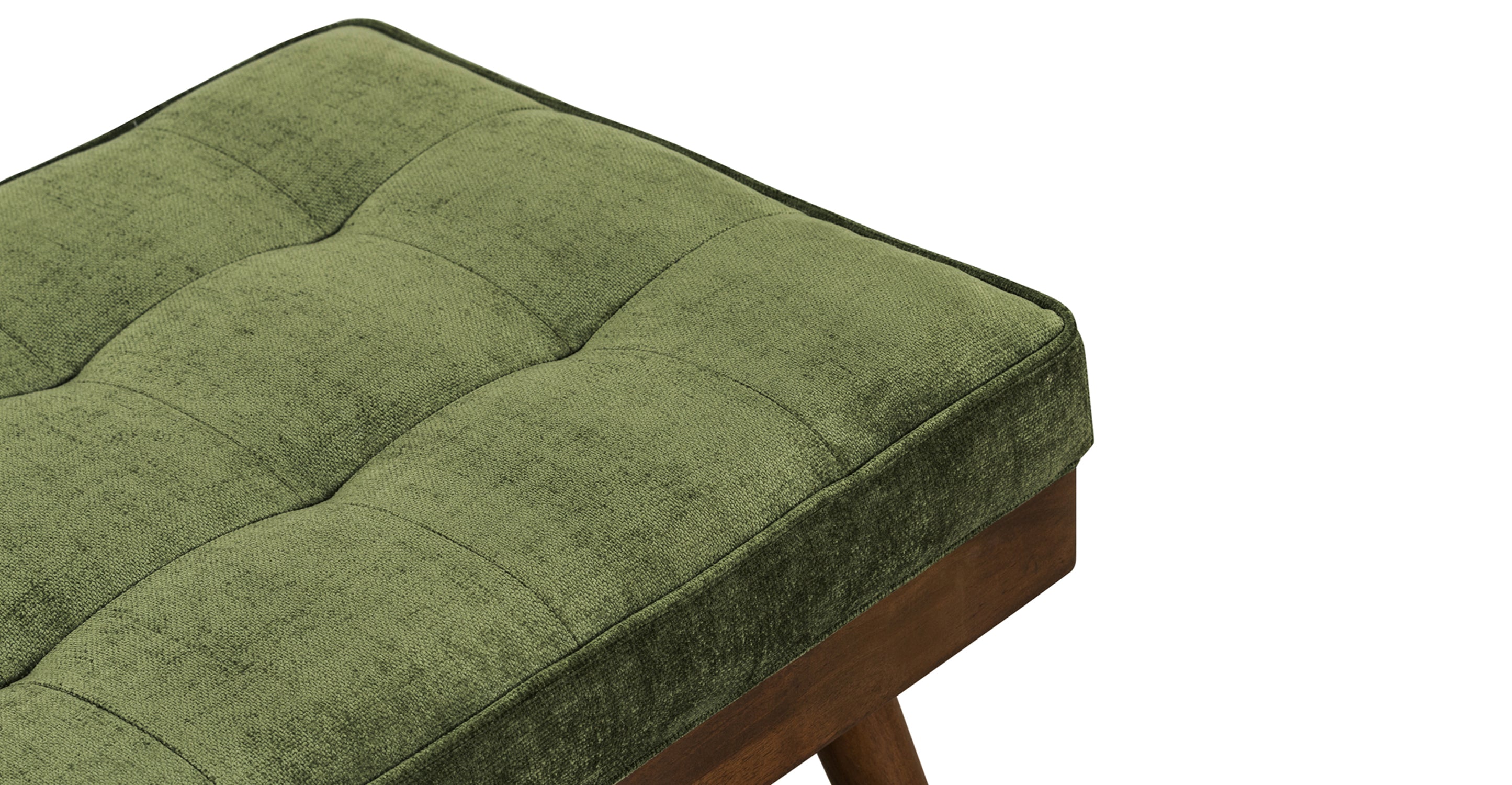 Luca Fabric Bench - Modern Upholstered Storage Ottoman with Removable Cushion | Perfect for Living Room, Bedroom & Entryway Seating & Organization