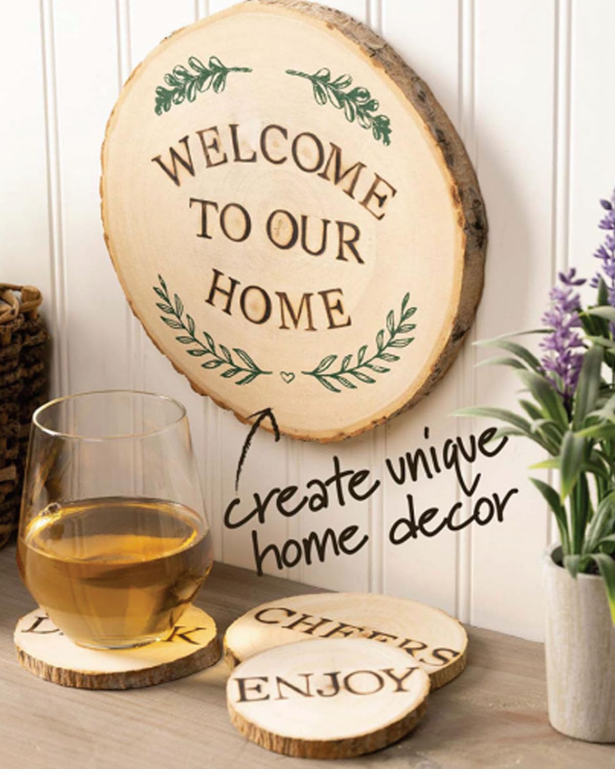 Personalized Wood Burning Alphabet Letter Kit - 26pcs 5/8