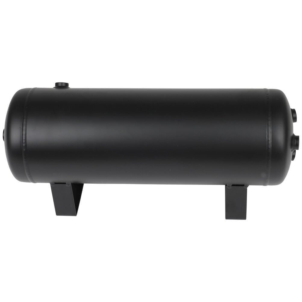 STAYTOP 1.5 Gallon (6 Liter) 6 Port Air Compressor Tank 150 PSI - Heavy Duty Replacement for Air Ride Suspension, Car Train Horn - Perfect for Vehicle Air Systems, Off-Road Trucks & DIY Pneumatic Projects