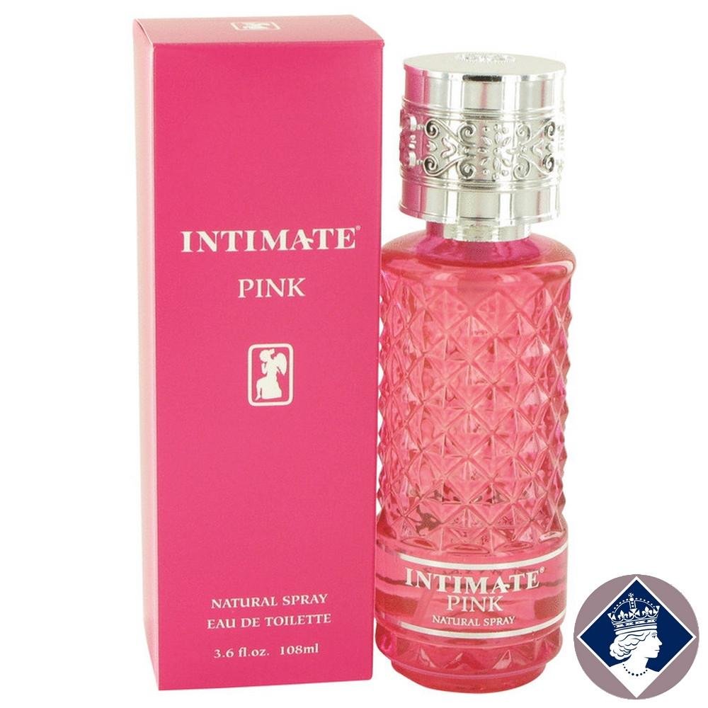Jean Philippe Intimate Pink Perfume for Women - Floral Eau De Toilette Spray 3.4 oz | Fresh & Romantic Fragrance | Perfect for Date Night, Office & Special Occasions