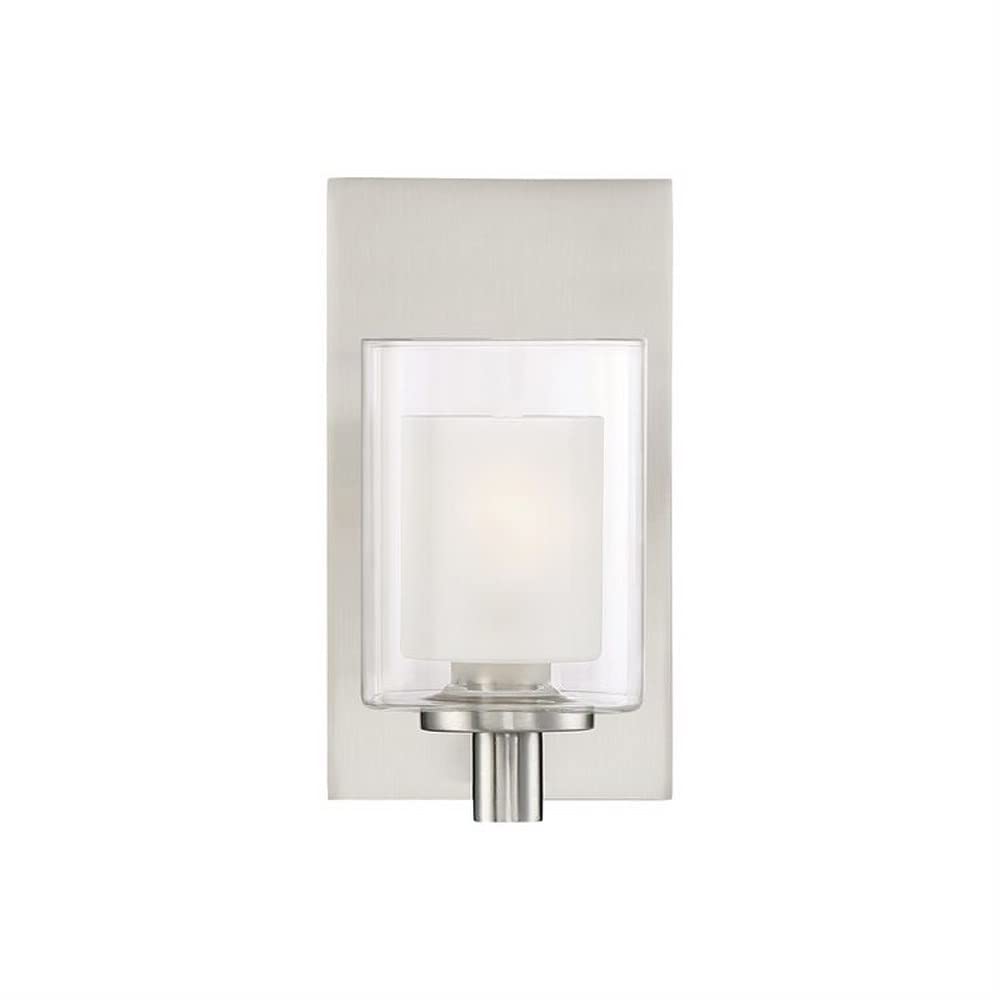 1 Light Transitional Vanity Light Fixture - Western Bronze Finish Wall Sconce for Bathroom & Bedroom Lighting (Model 71-Bel-2539219) - Perfect for Modern Home Decor & Vanity Mirror Illumination