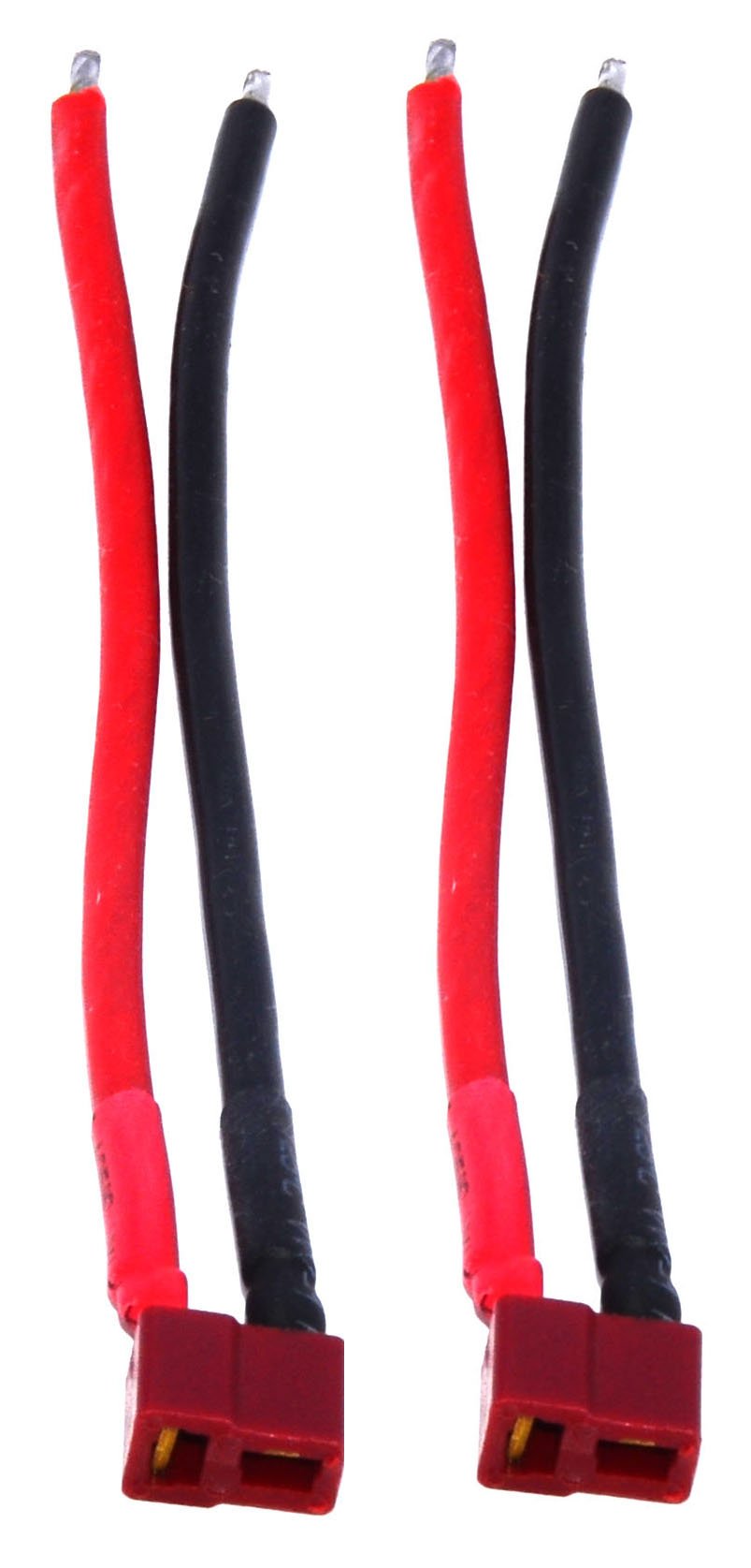 MAENT ® 2PCS Deans Style T Plug Female Connector with 10cm 16AWG Silicone Wire - High Performance RC Battery Connector for RC Cars, Drones, and DIY Electronics Projects