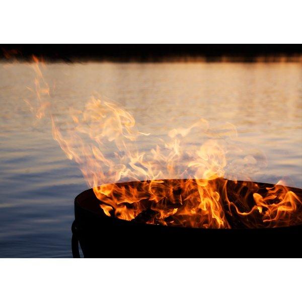 Nepal Fire Pit - Handcrafted Outdoor Fire Pit for Patio, Garden, and Backyard - Perfect for Camping, BBQ, and Relaxing Evenings