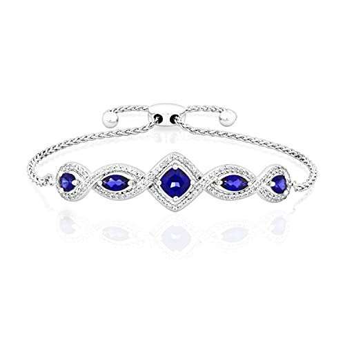 Created Blue Sapphire