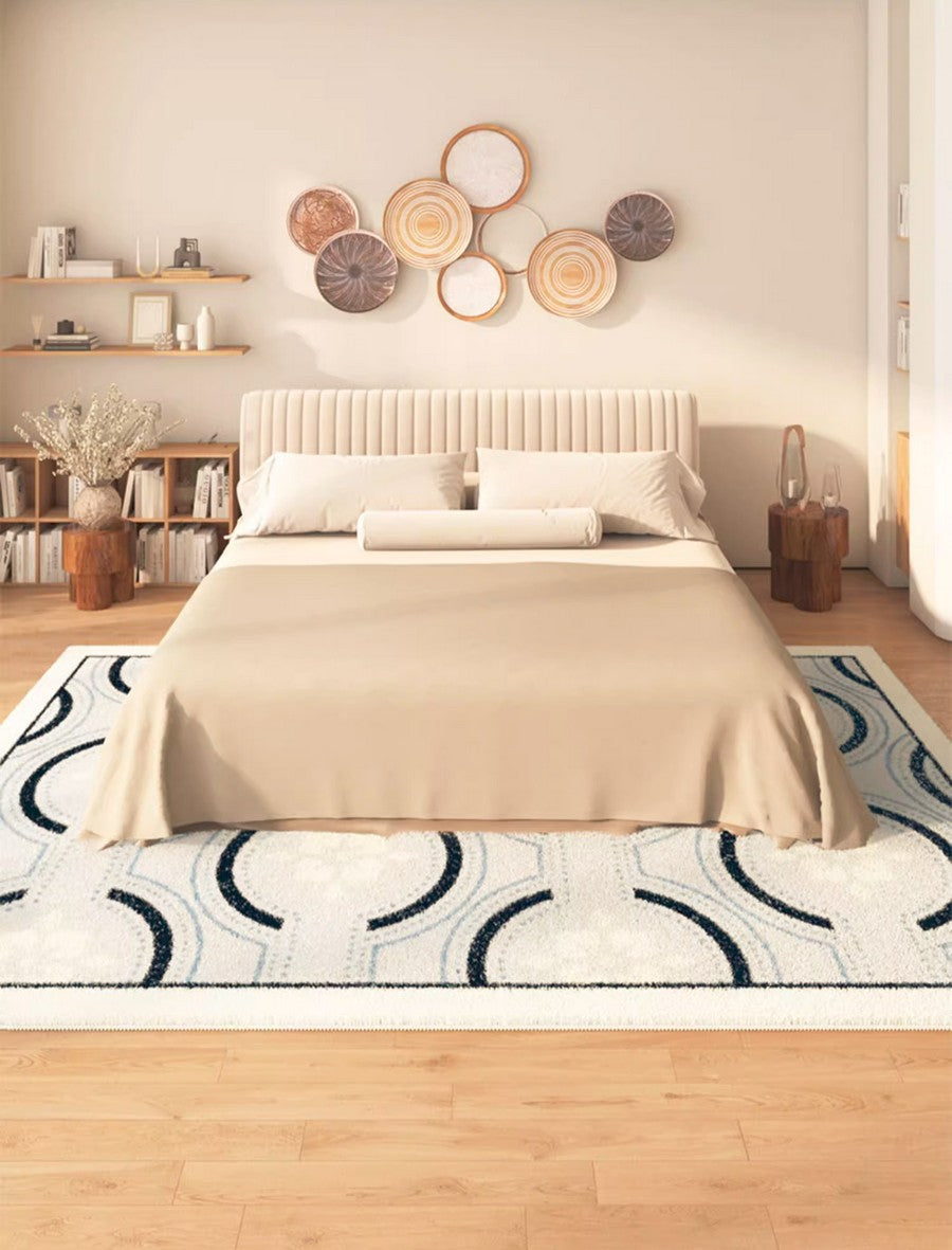 Modern Kitchen Runner Rugs - Non-Slip Contemporary Hallway & Bathroom Rugs - Soft Washable Runner for Living Room & Bedside - Perfect for High Traffic Areas, Entryways and Home Decor