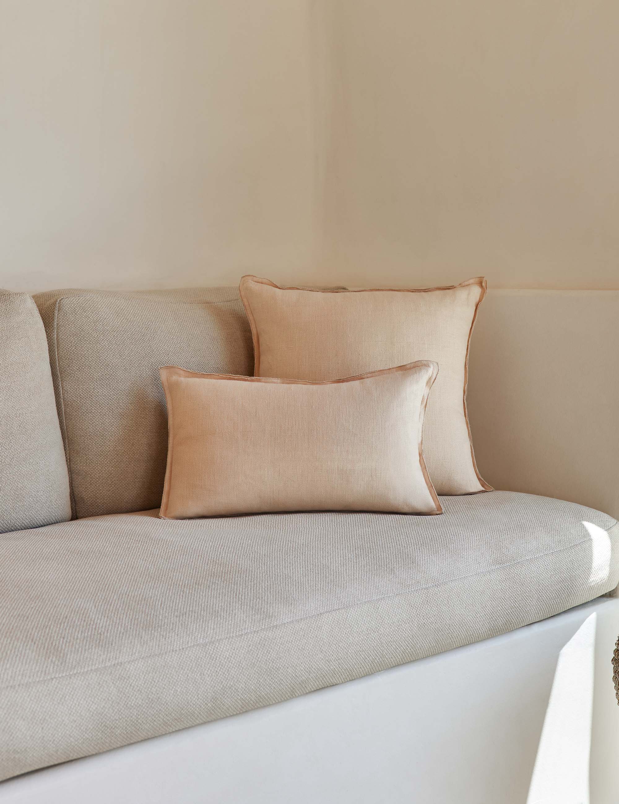 Arlo Linen Pillow - Premium Soft Linen Pillow Cover for Bed, Couch & Home Decor - Breathable & Comfortable for All Seasons